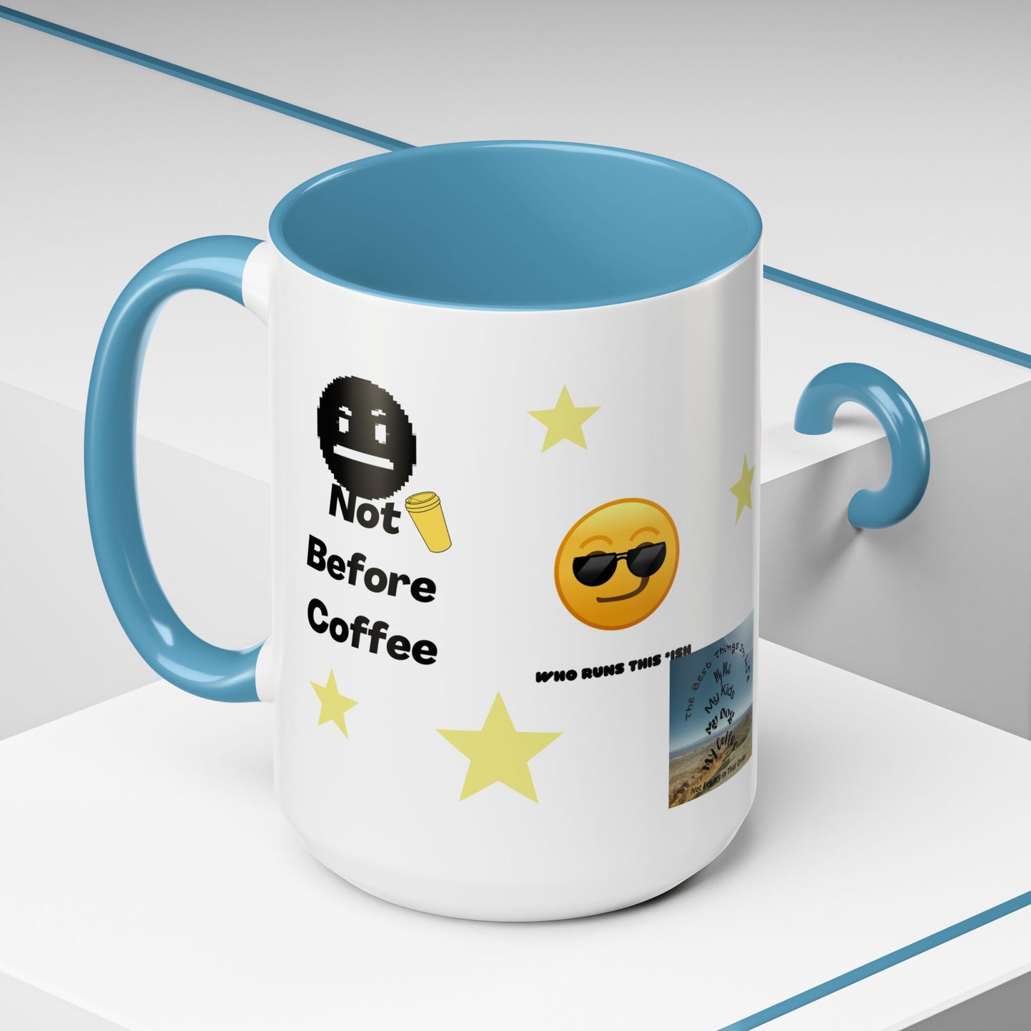 All About Coffee - Coffee Mug — Cute Coffee Quotes Accent Mug (11/15oz)