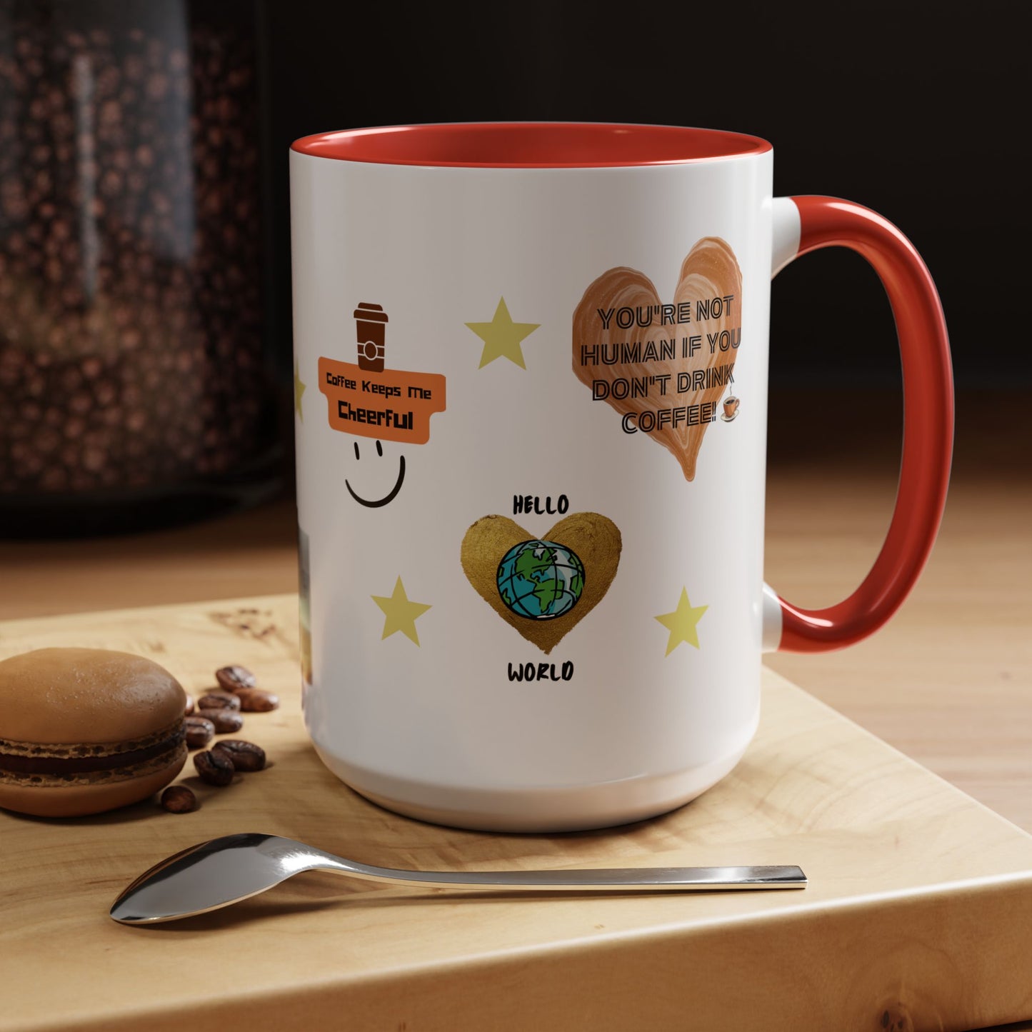 All About Coffee - Coffee Mug — Cute Coffee Quotes Accent Mug (11/15oz)