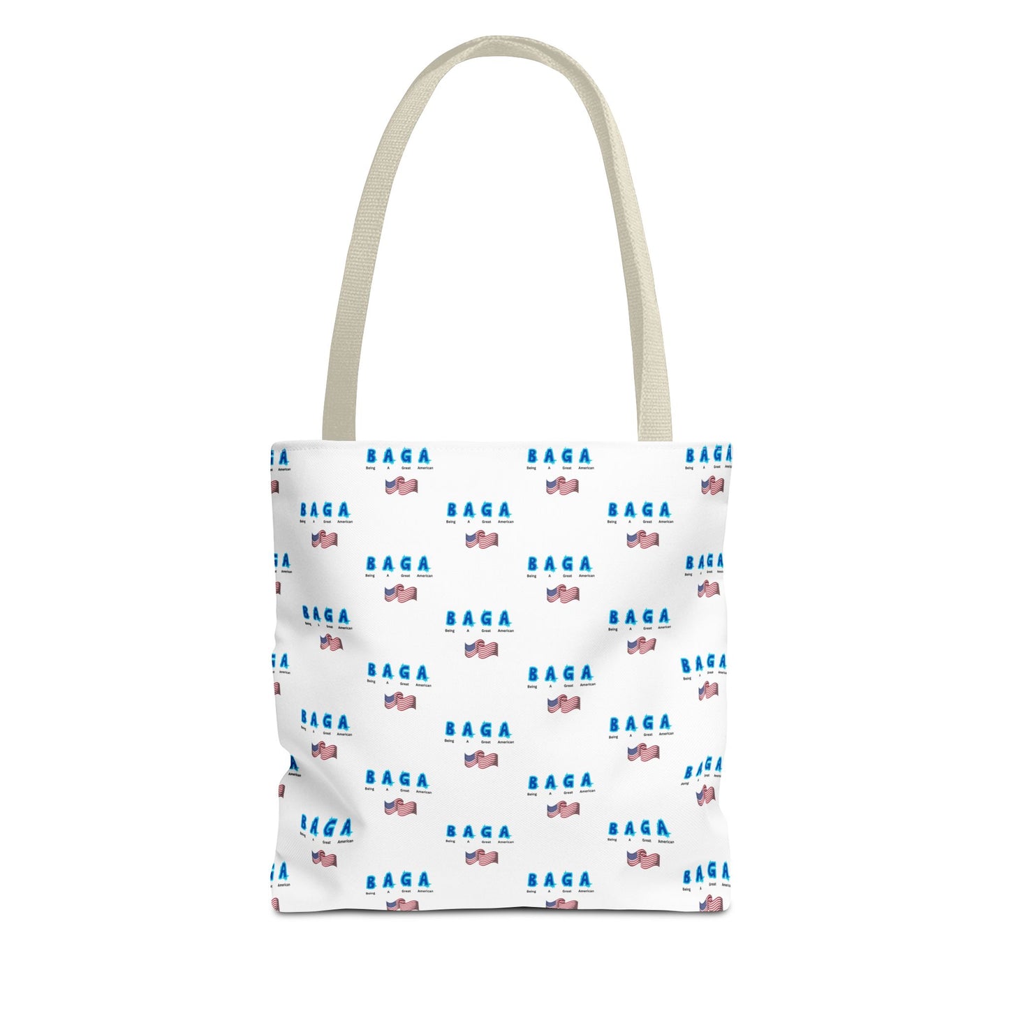 Colorful 'BAGA' Tote Bag (Being A Great American)