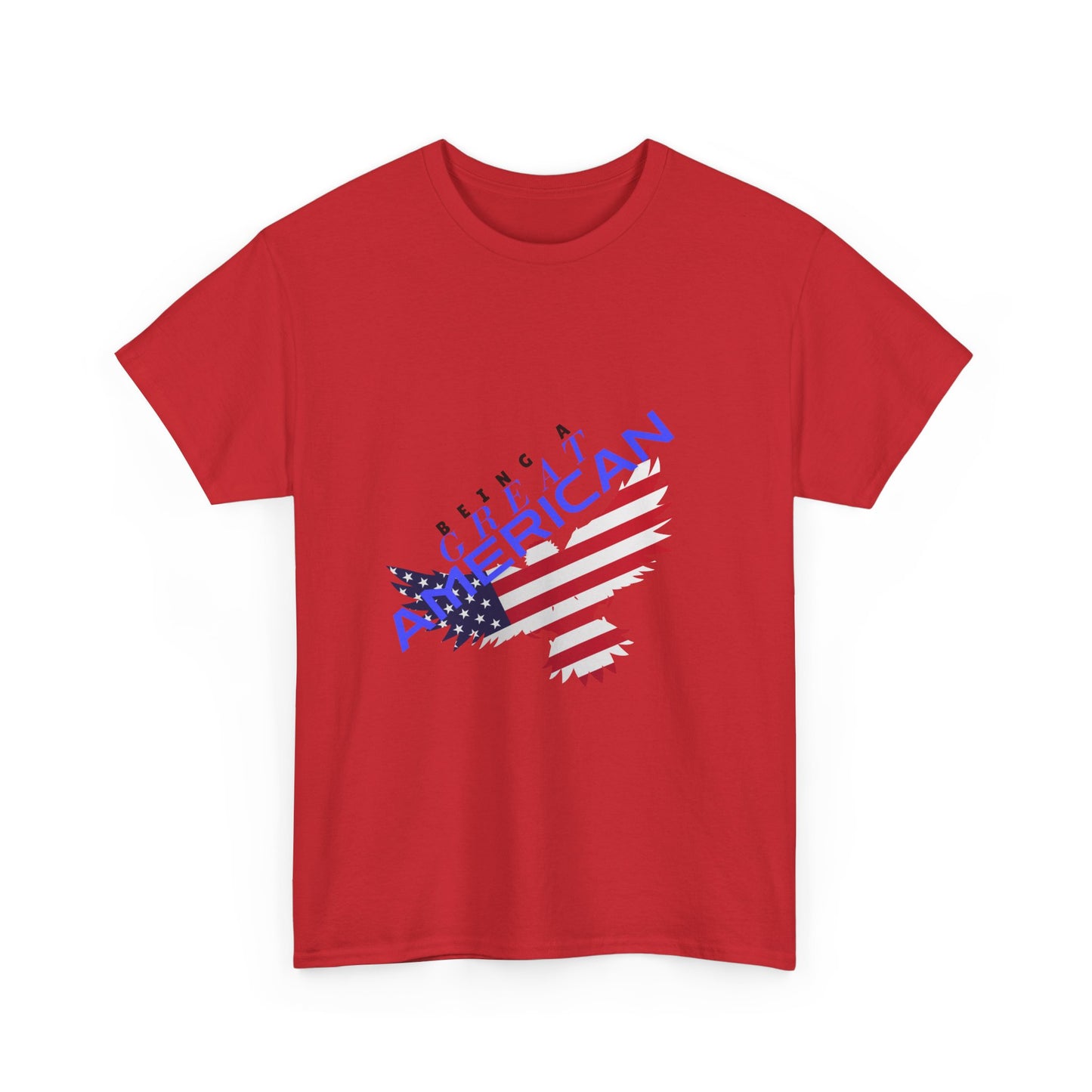 Patriotic American Flag Tee | Unisex Cotton Shirt, American Pride, Casual Summer Wear, Being a Good American Series