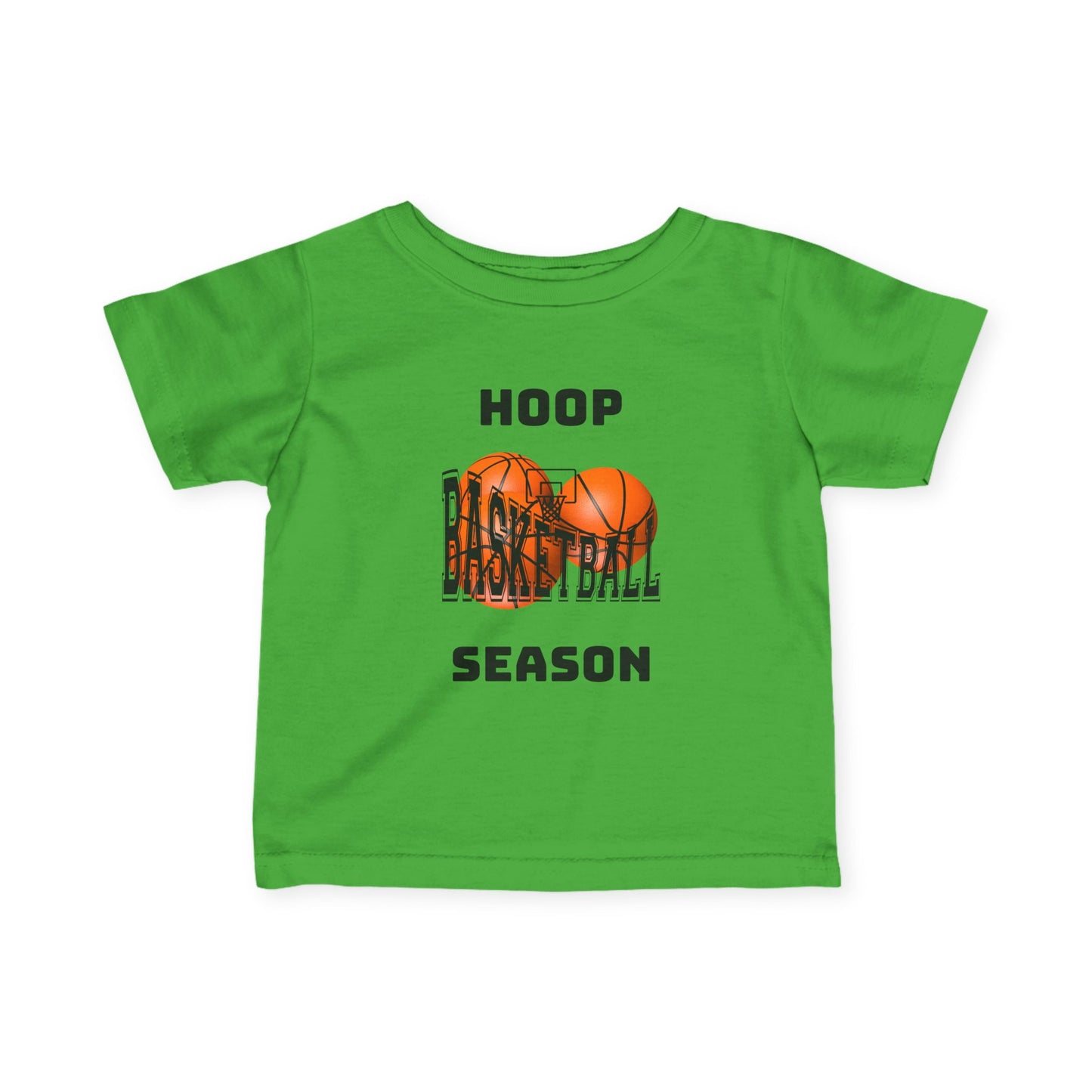 "Hoop Season" Baby Jersey Shirt -- Infant Basketball Tee