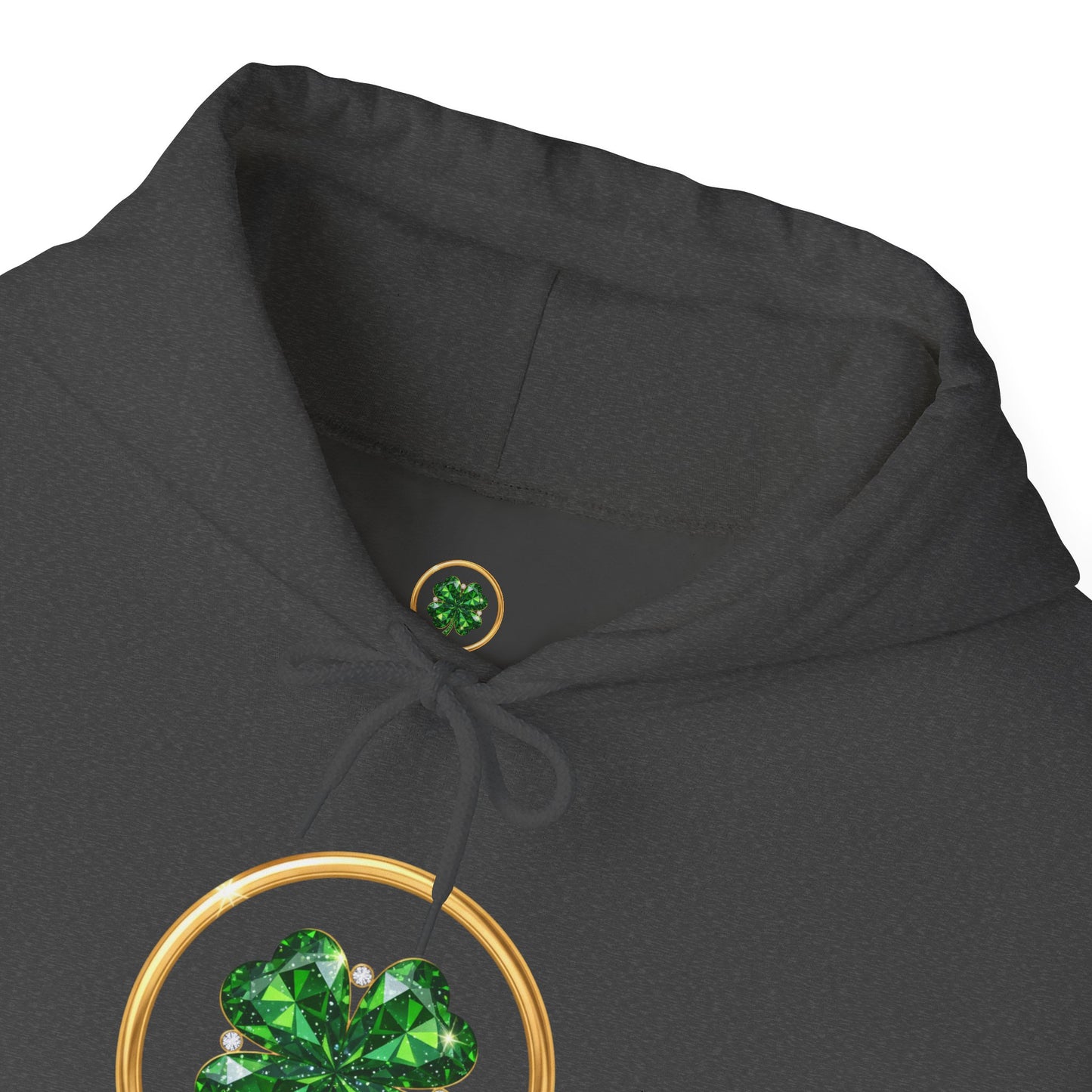 St. Patrick’s Day Lucky Pot Hoodie — Gold Pot of Money Shamrock Sweatshirt