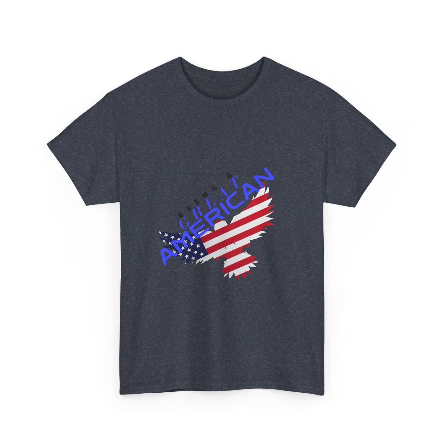 Patriotic American Flag Tee | Unisex Cotton Shirt, American Pride, Casual Summer Wear, Being a Good American Series