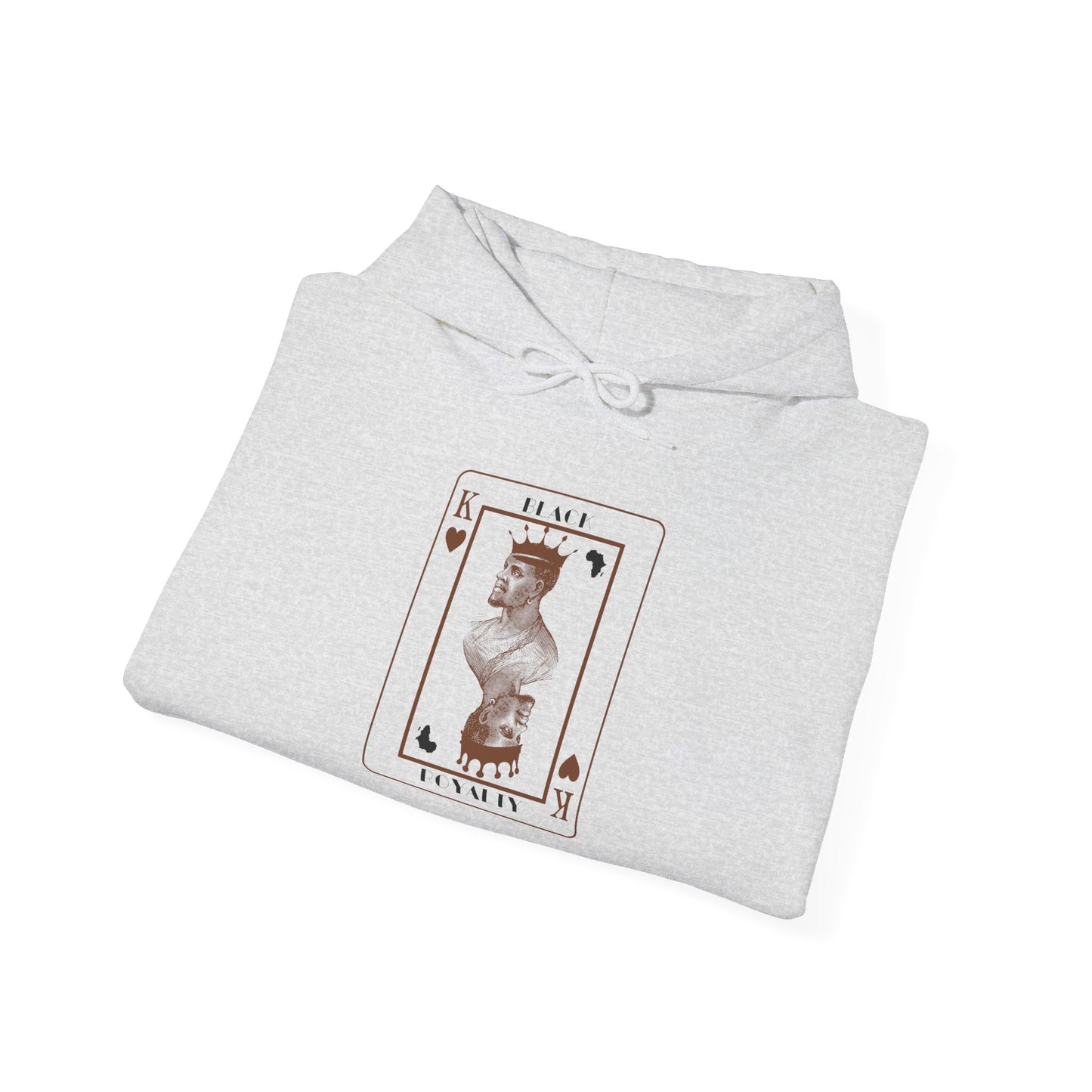 King of Hearts Hoodie — Classical Sculpture Playing Card Sweatshirt