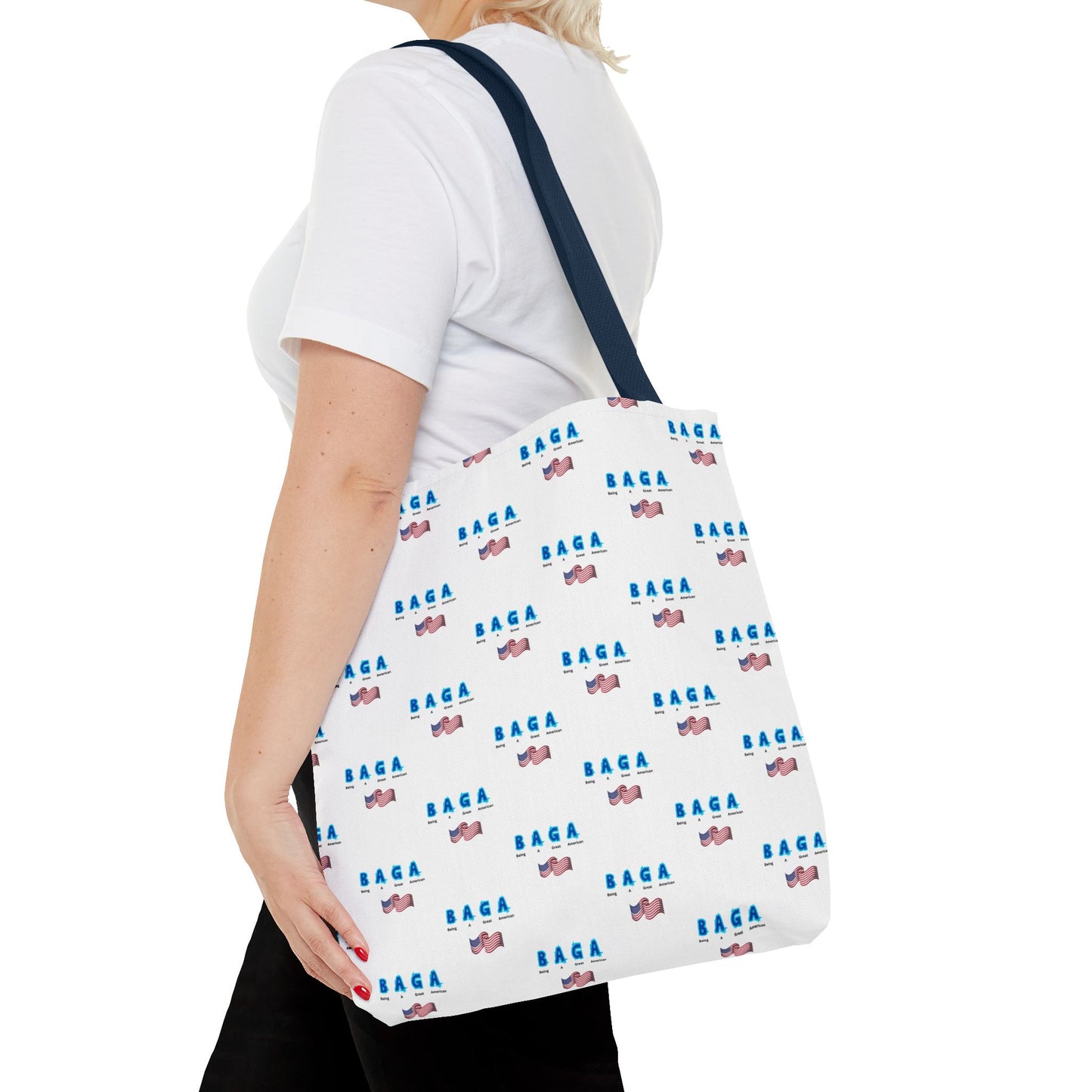 Colorful 'BAGA' Tote Bag (Being A Great American)