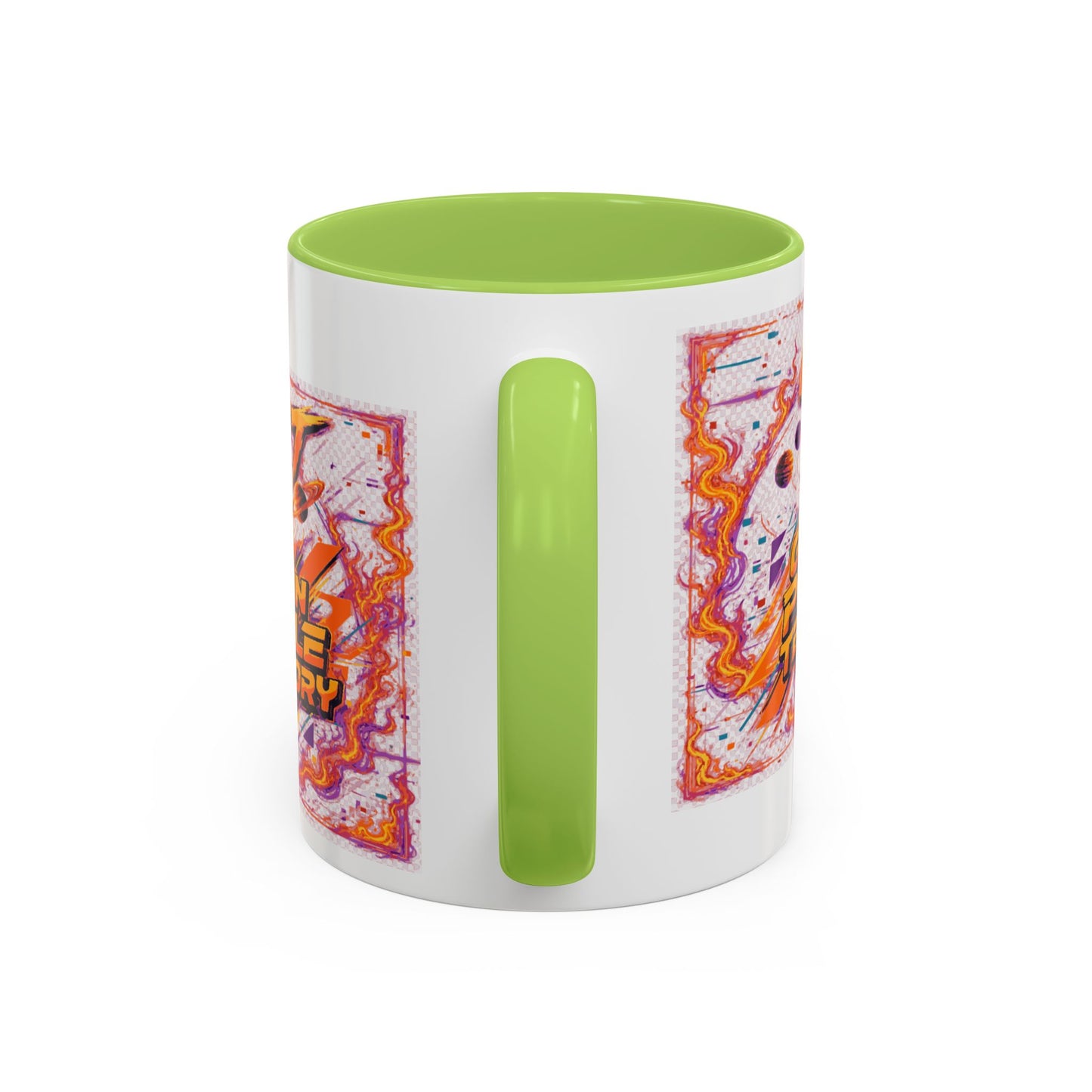 Accent Coffee Mug — "GPT: Grown People Territory" Bold Graphic Coffee Cup