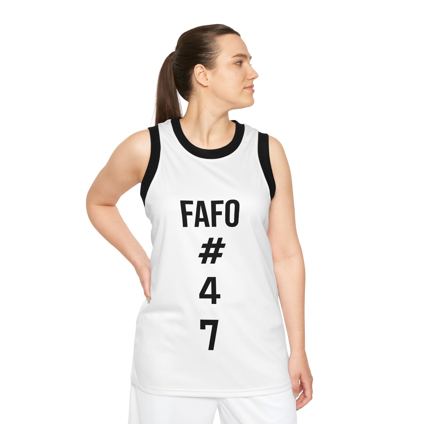 Unisex Basketball Jersey with FAFO #47 Design - Perfect for Sports and Casual Wear