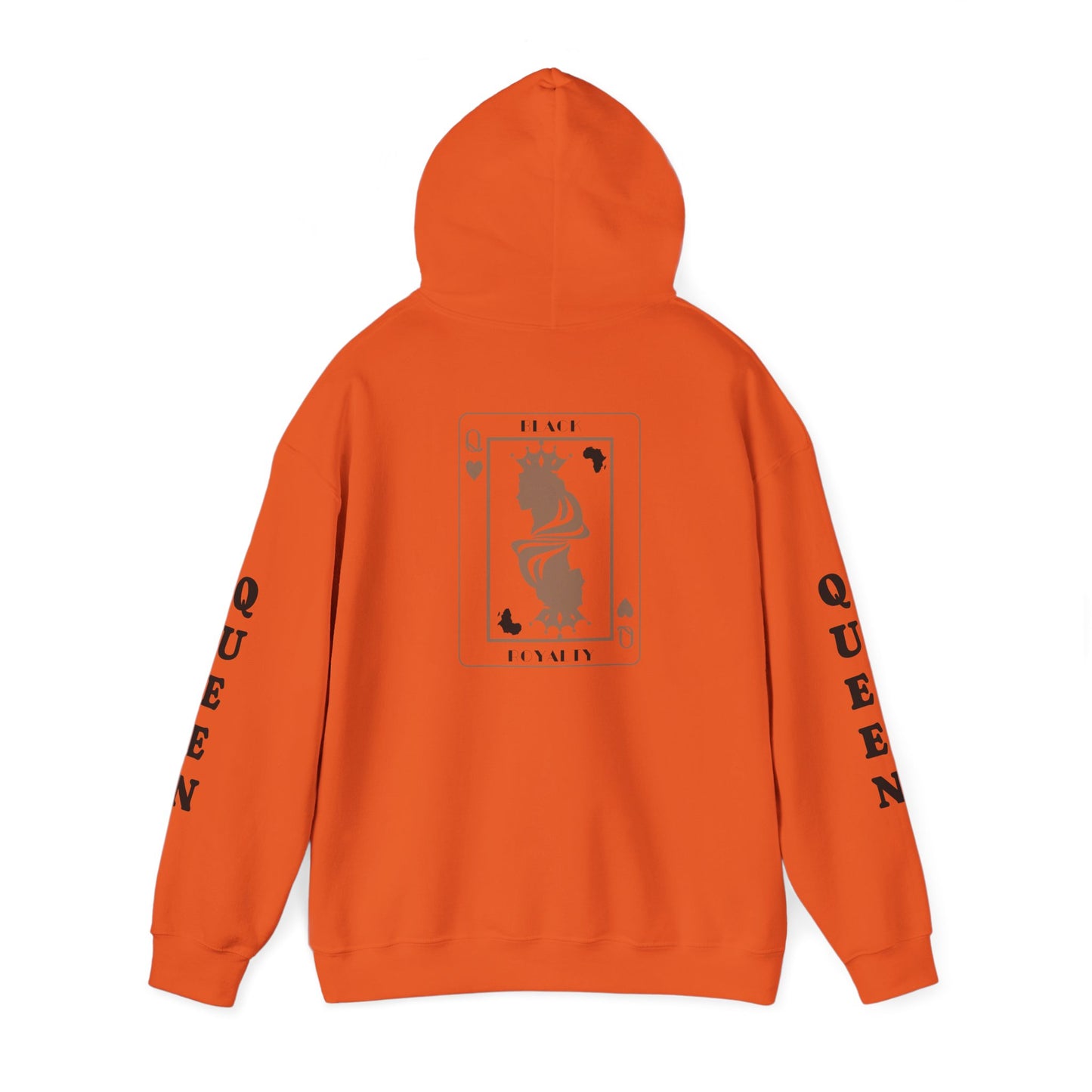Queen of Hearts Card Hoodie — Graphic Playing Card Sweatshirt