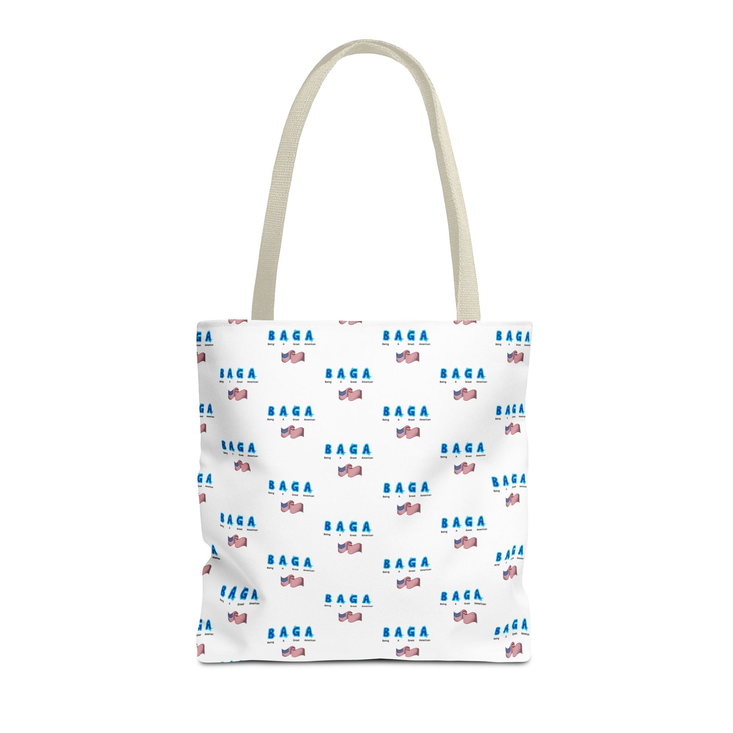 Colorful 'BAGA' Tote Bag (Being A Great American)