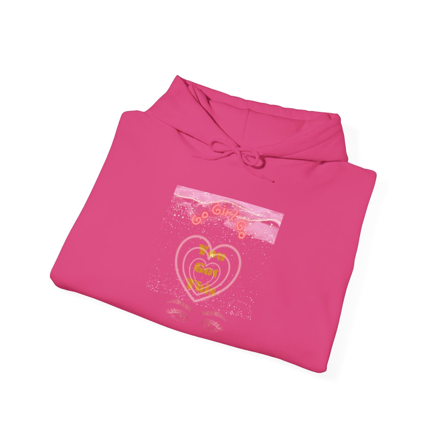 Go Girl University Hoodie — 'You Got This' Motivational Pink Graphic Hoodie