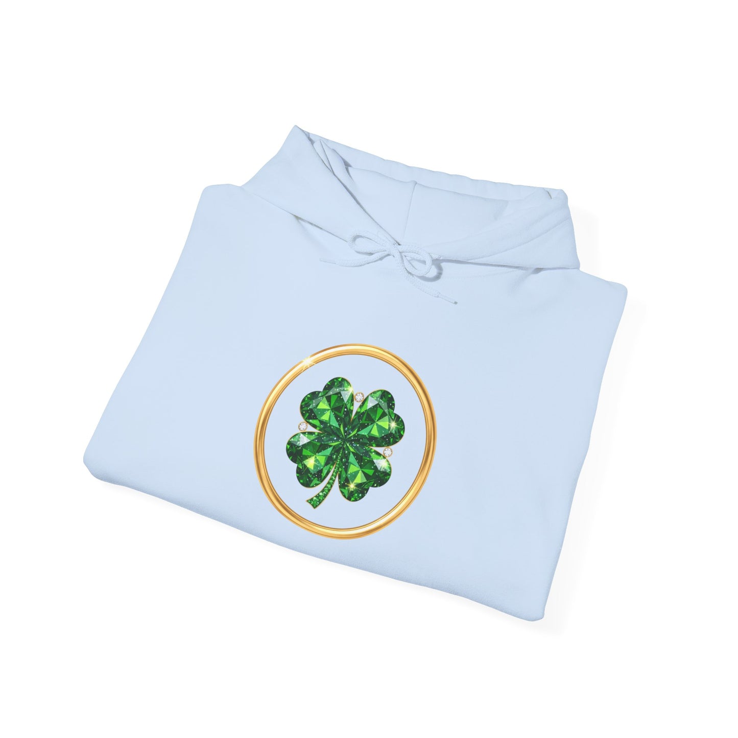 St. Patrick’s Day Lucky Pot Hoodie — Gold Pot of Money Shamrock Sweatshirt