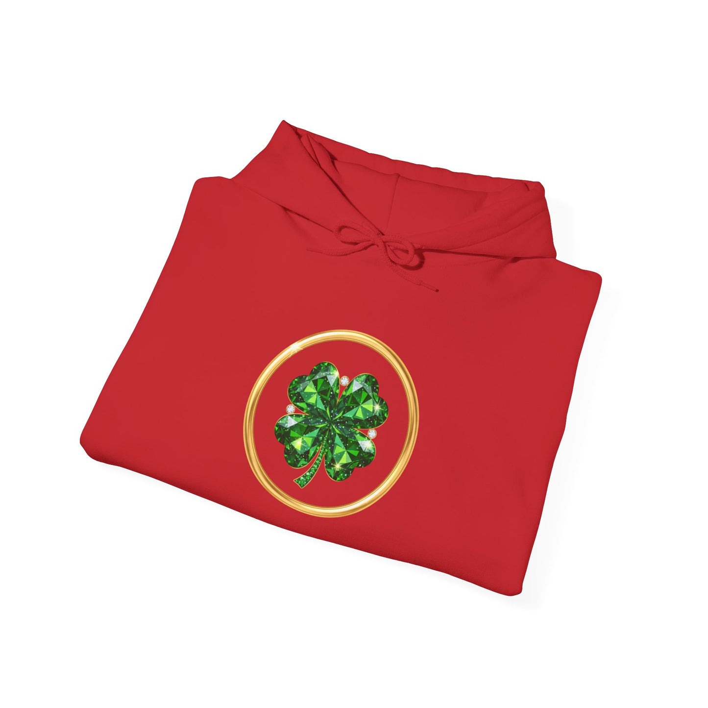 St. Patrick’s Day Lucky Pot Hoodie — Gold Pot of Money Shamrock Sweatshirt