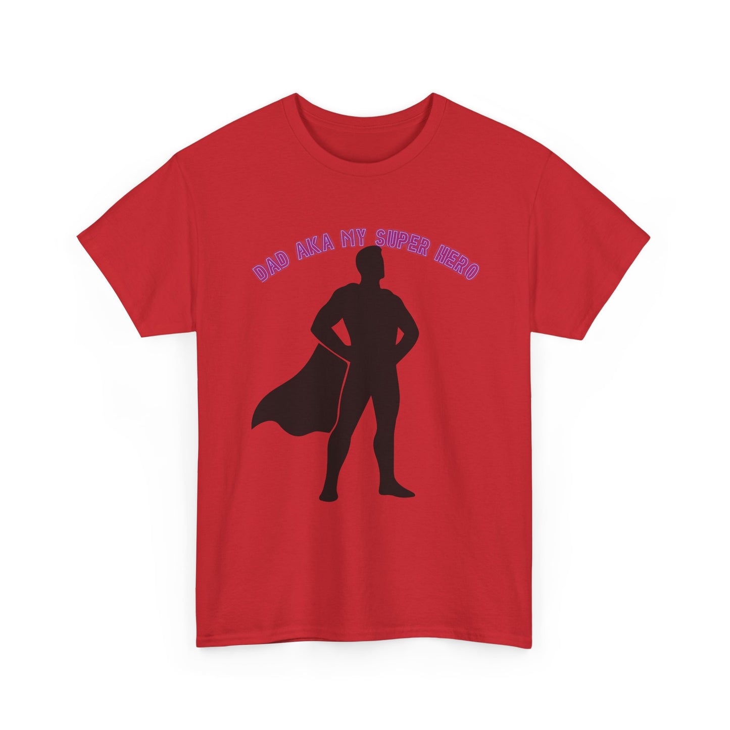 Superhero Dad T‑Shirt – “Dad Aka My Super Hero” Graphic Tee