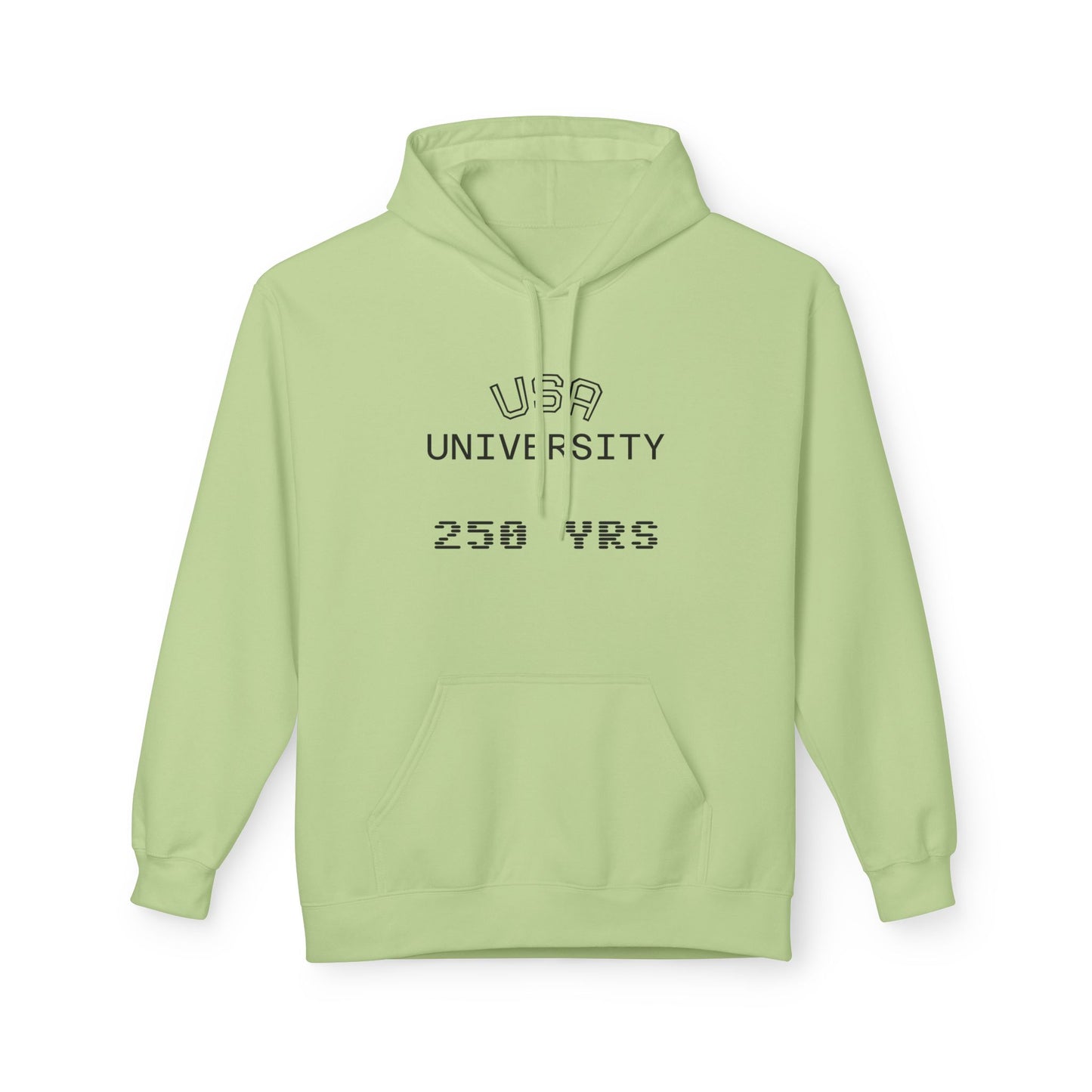 USA University 250 Yrs Hoodie — Patriotic Political Statement Graphic