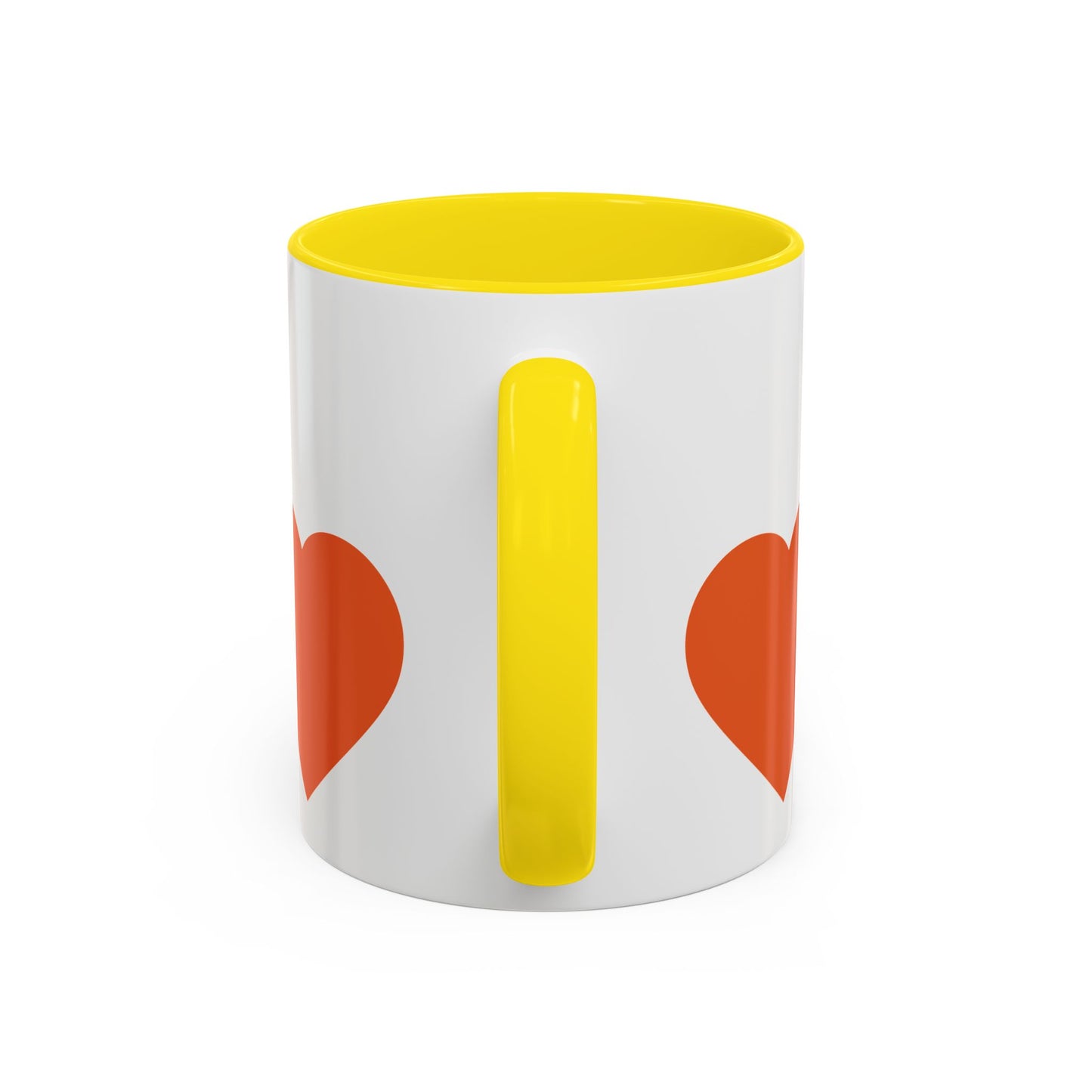 Coffee Keeps Me Cheerful Accent Mug — Smiley Heart 11/15oz