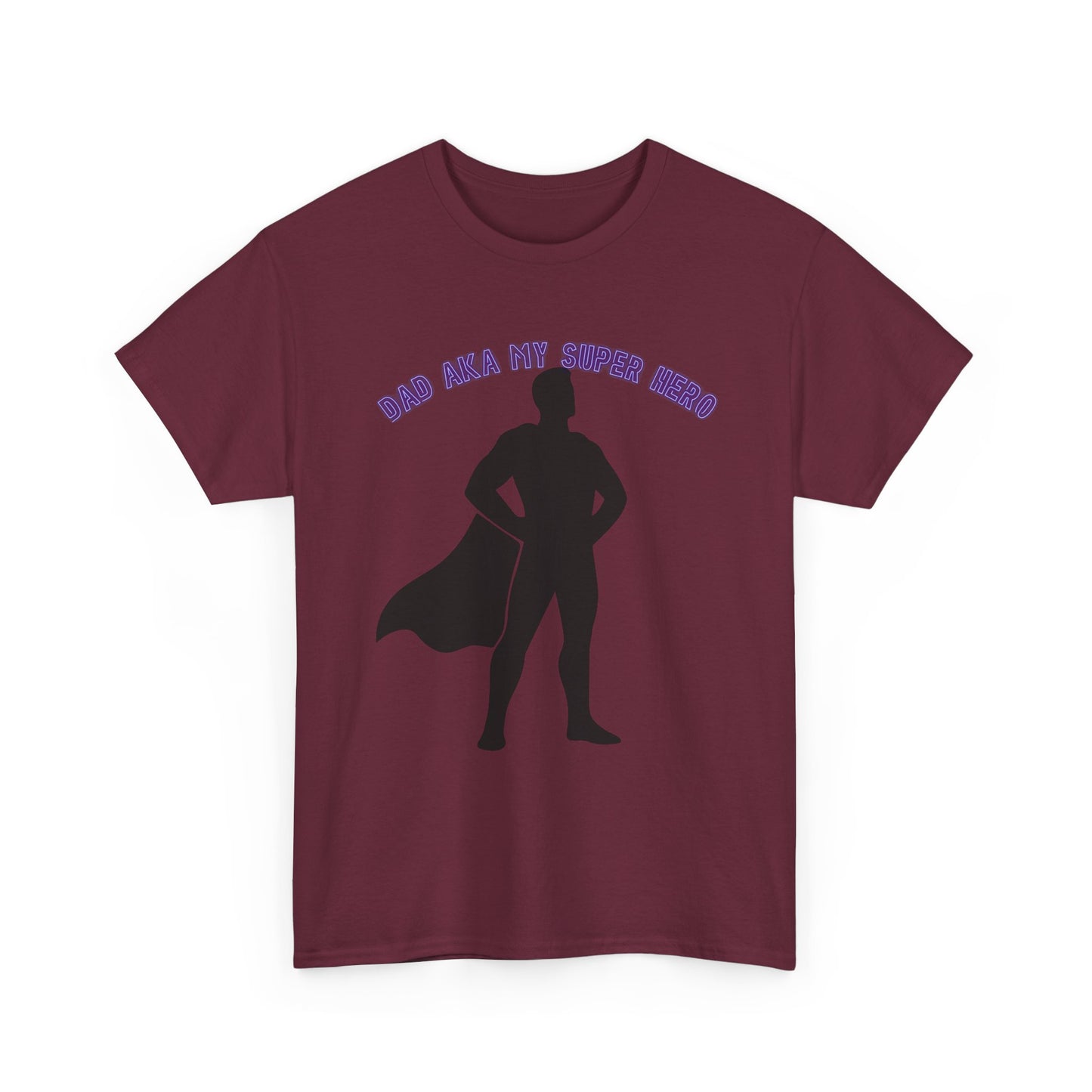 Superhero Dad T‑Shirt – “Dad Aka My Super Hero” Graphic Tee