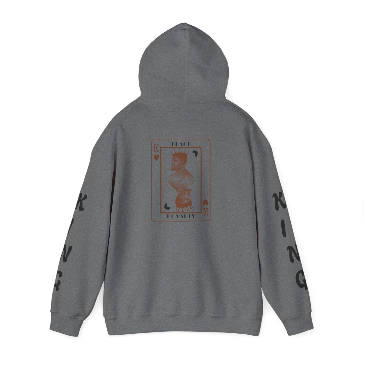 King of Hearts Hoodie — Classical Sculpture Playing Card Sweatshirt