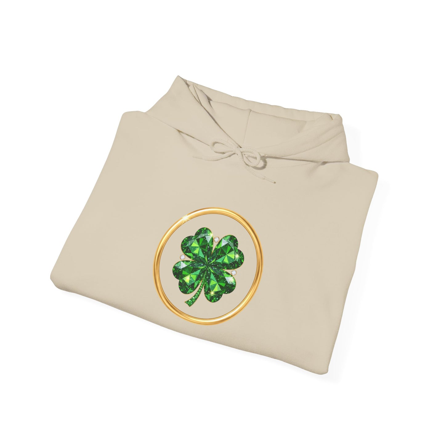 St. Patrick’s Day Lucky Pot Hoodie — Gold Pot of Money Shamrock Sweatshirt