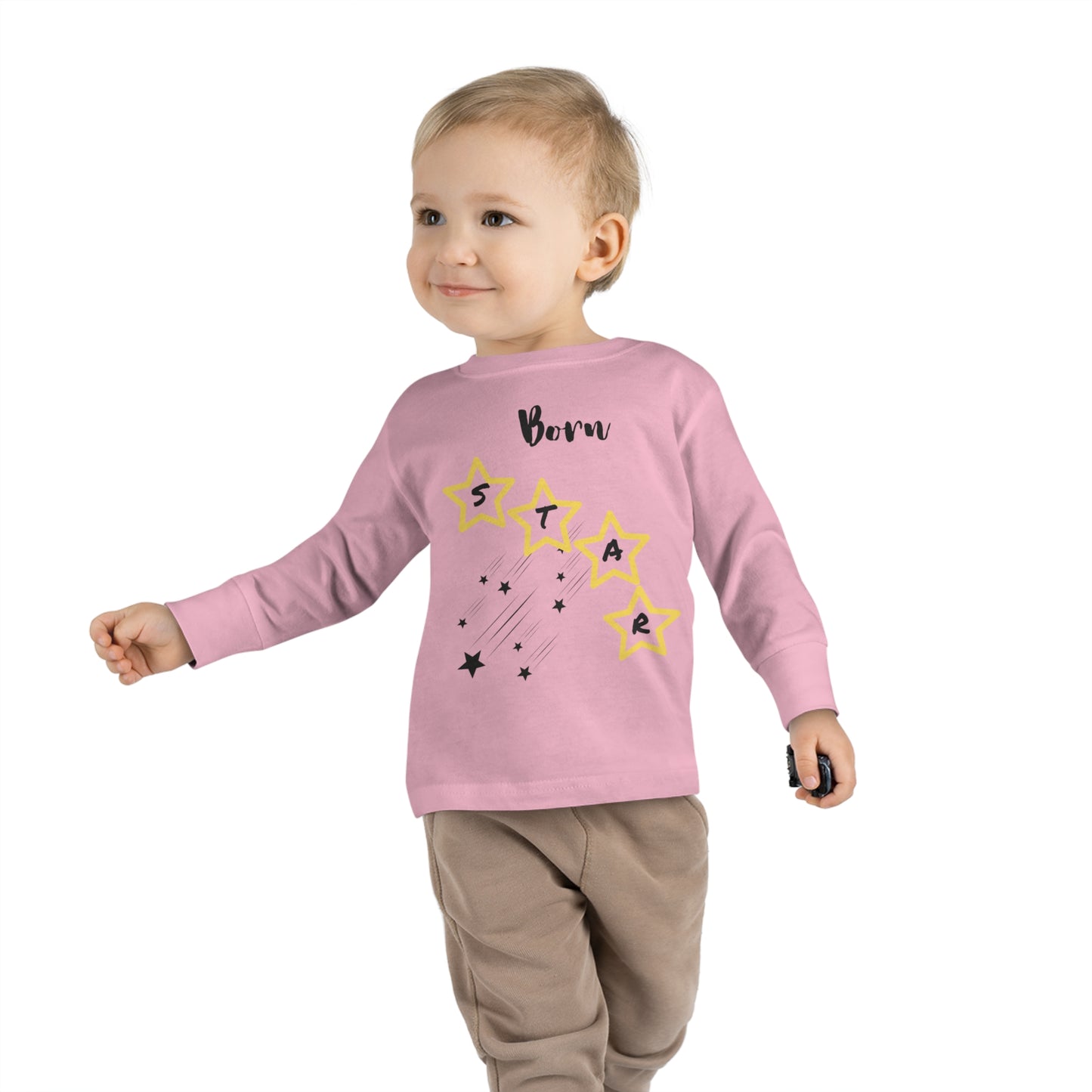 "Born Star" - Toddler Long Sleeve Tee