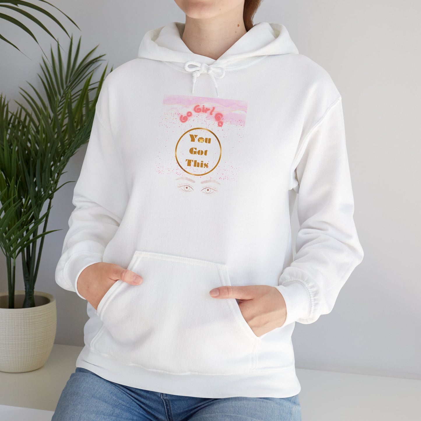 Go Girl University Hoodie — 'You Got This' Motivational Women's Sweatshirt