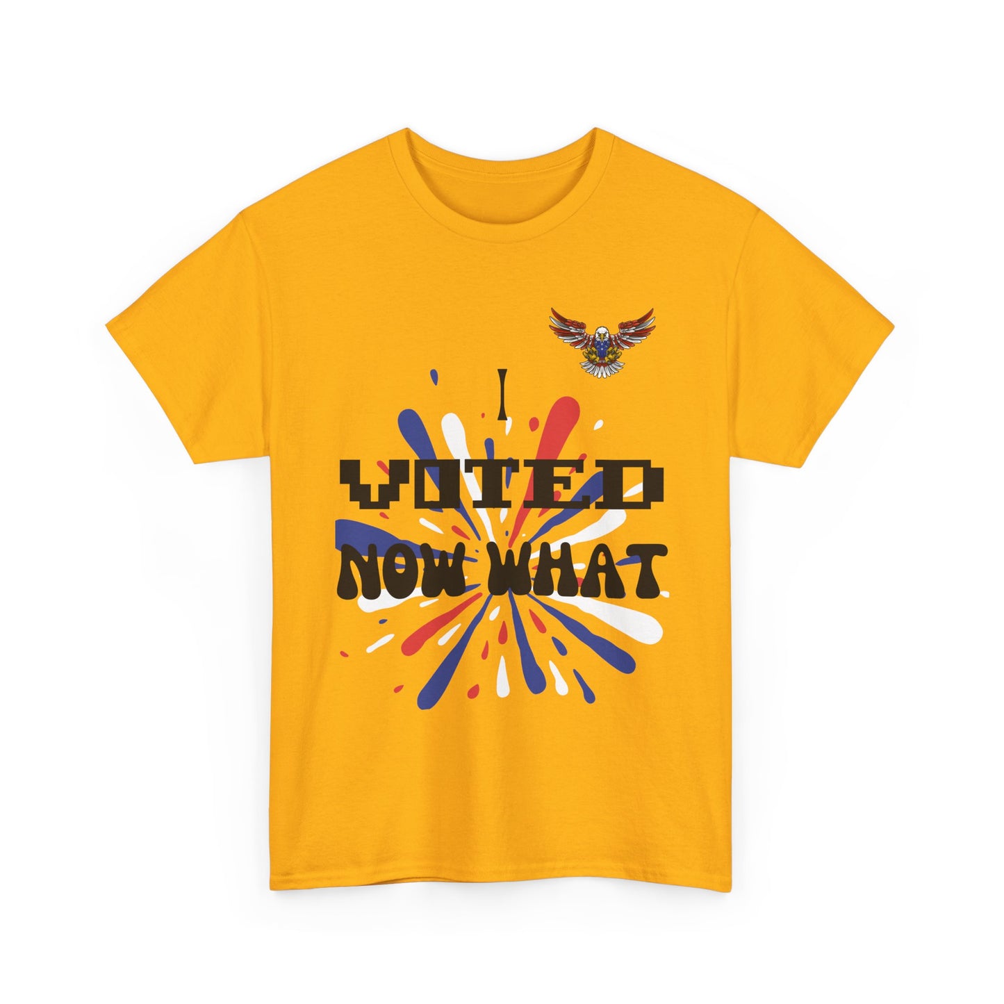 I Voted Unisex Heavy Cotton Tee - Celebrate Voting, Political Humor Shirt, Election Day Apparel, Gift for Voters, Mindful Fashion