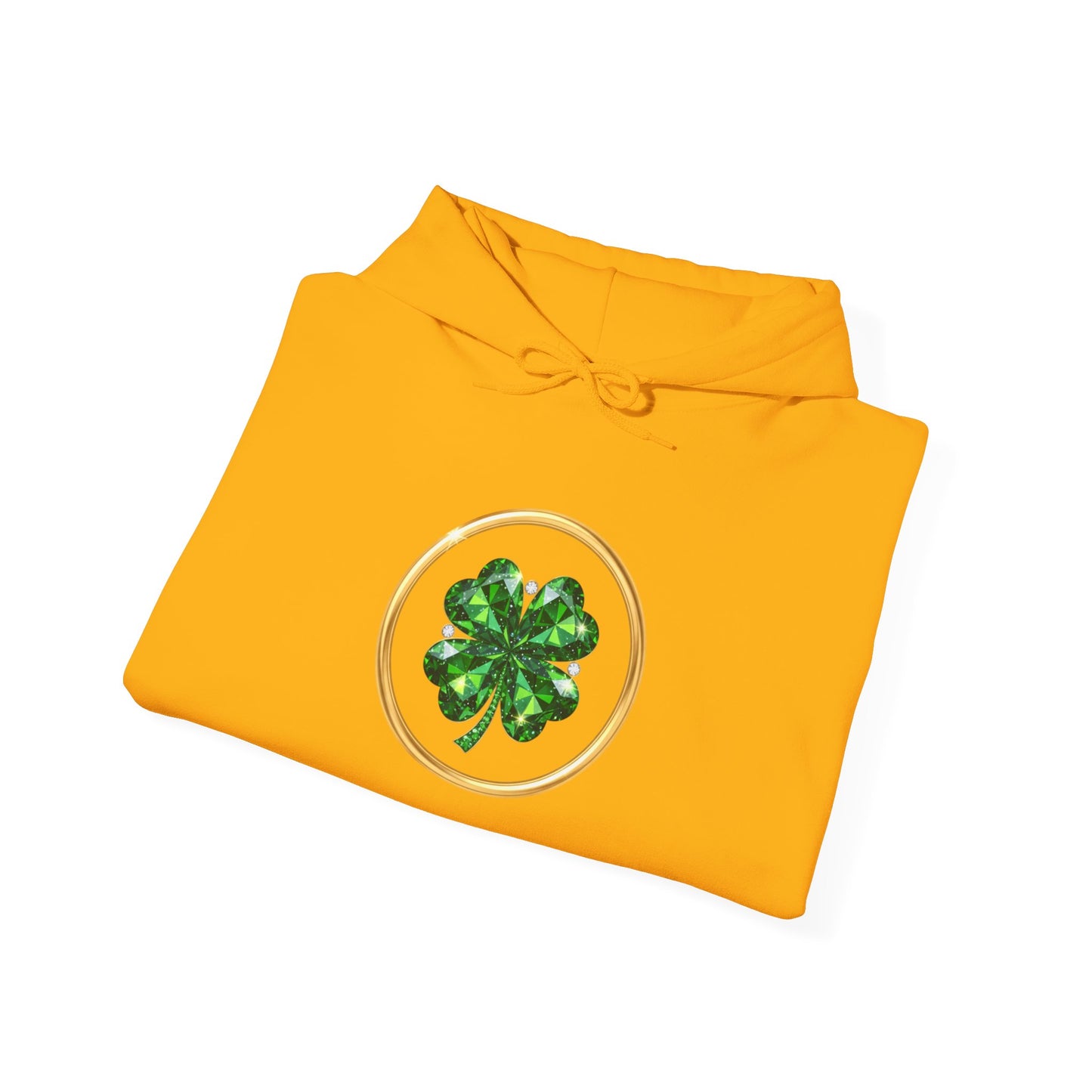 St. Patrick’s Day Lucky Pot Hoodie — Gold Pot of Money Shamrock Sweatshirt