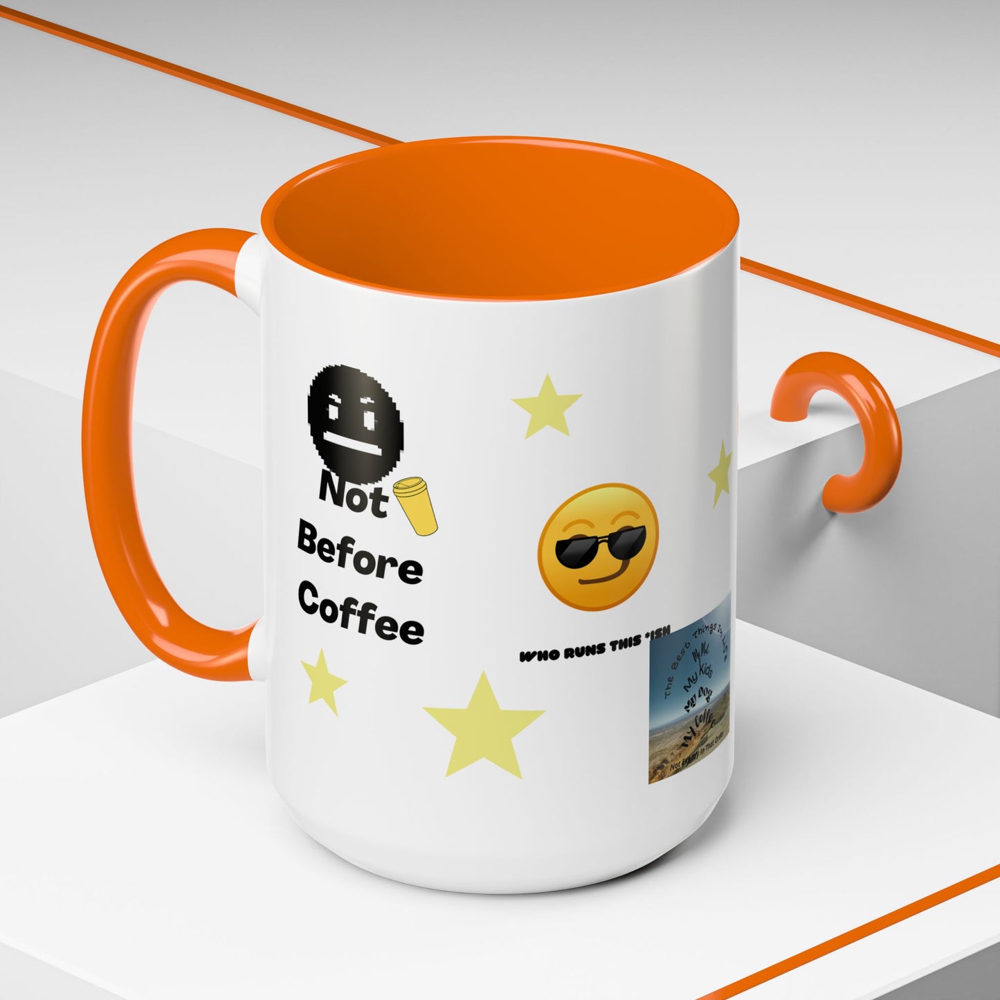 All About Coffee - Coffee Mug — Cute Coffee Quotes Accent Mug (11/15oz)