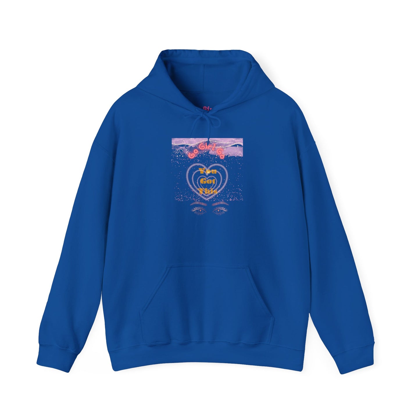Go Girl University Hoodie — 'You Got This' Motivational Pink Graphic Hoodie
