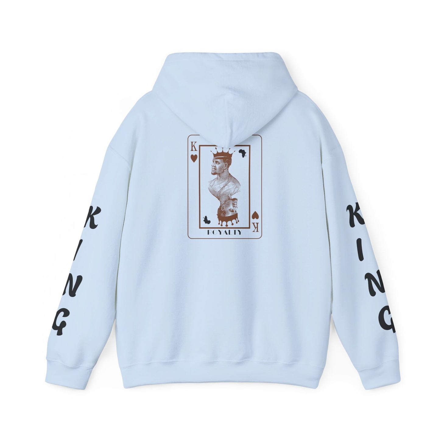 King of Hearts Hoodie — Classical Sculpture Playing Card Sweatshirt