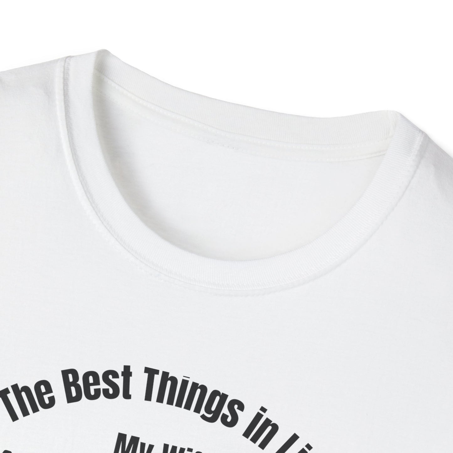 Soccer Family T-Shirt — “The Best Things in Life: My Wife, My Kids, My Dog, Soccer”