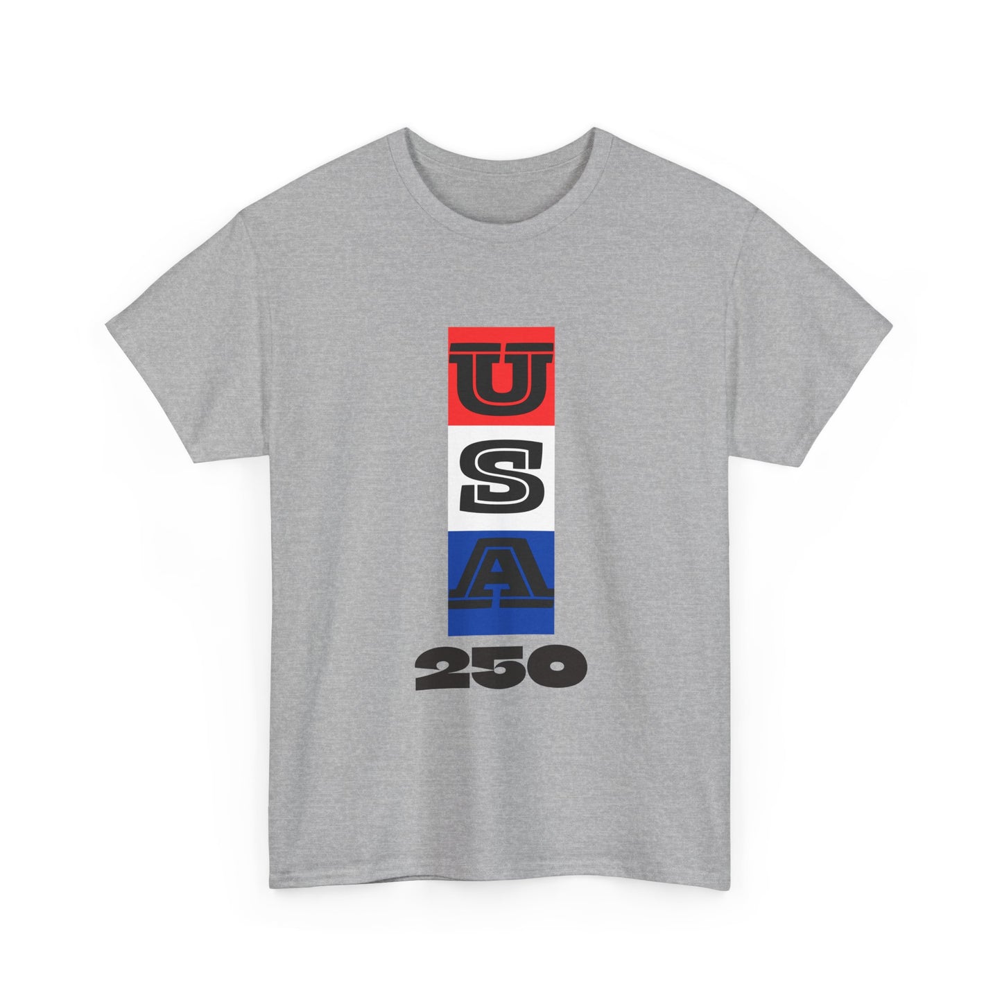 Patriotic USA Unisex Heavy Cotton Tee | USA 250