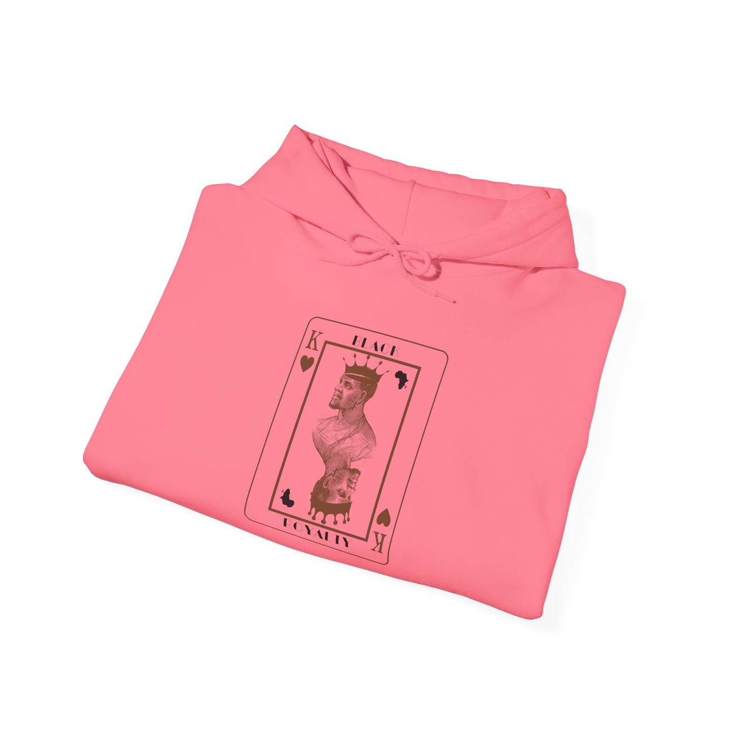 King of Hearts Hoodie — Classical Sculpture Playing Card Sweatshirt