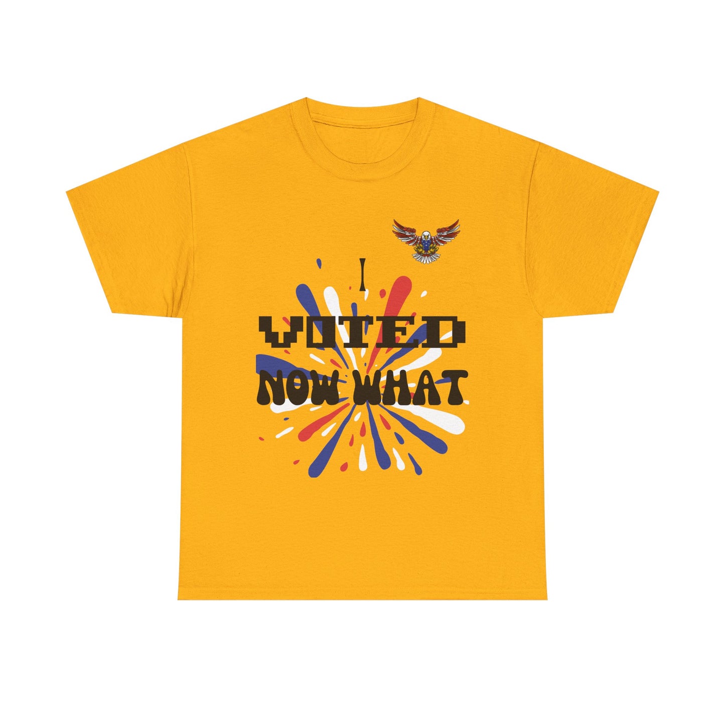 I Voted Unisex Heavy Cotton Tee - Celebrate Voting, Political Humor Shirt, Election Day Apparel, Gift for Voters, Mindful Fashion