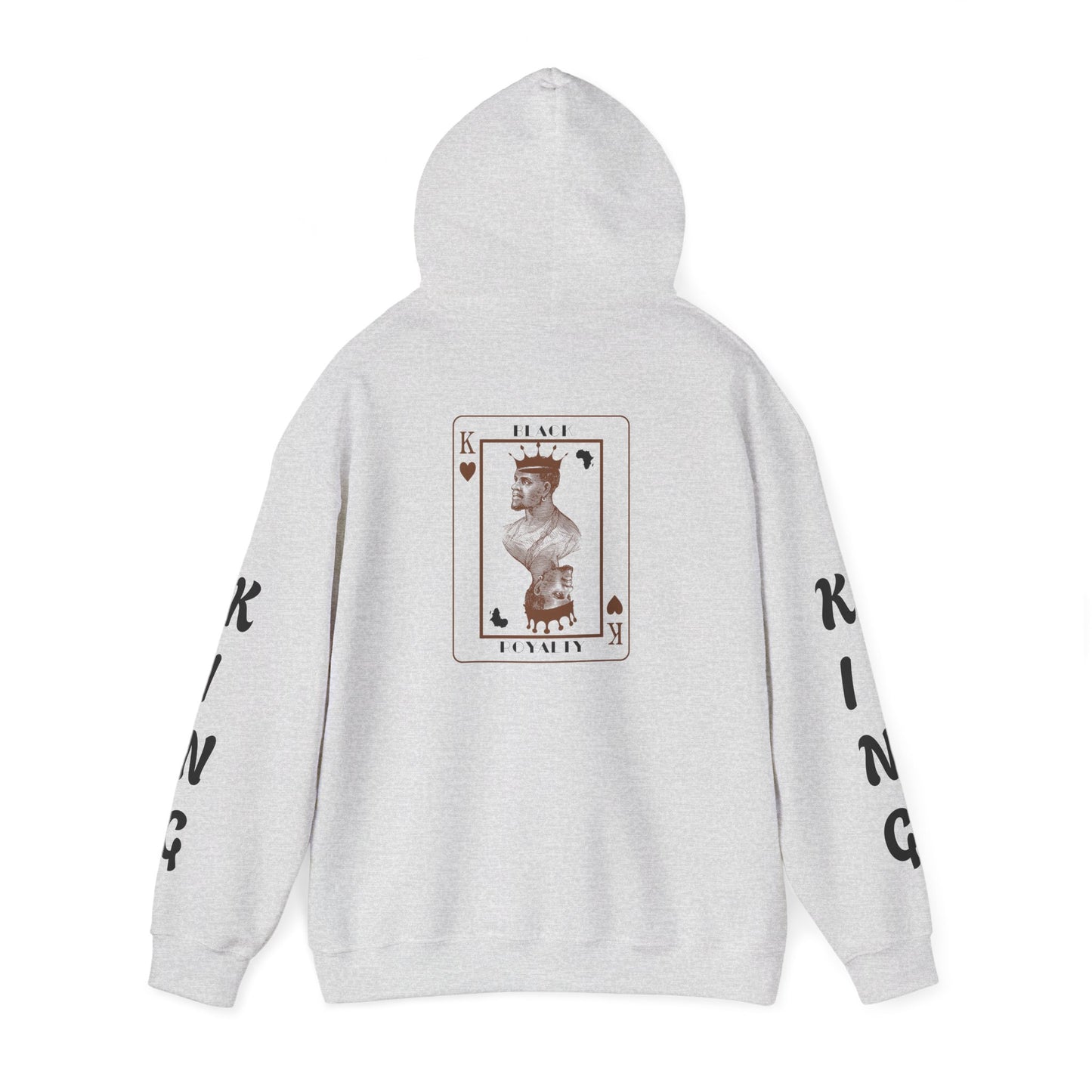 King of Hearts Hoodie — Classical Sculpture Playing Card Sweatshirt