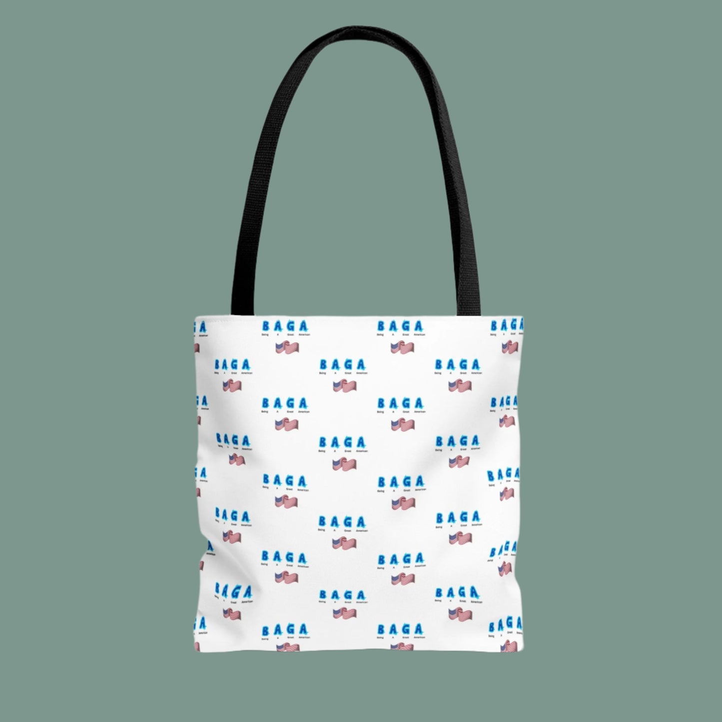 Colorful 'BAGA' Tote Bag (Being A Great American)