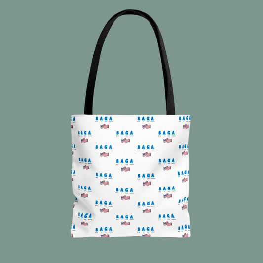 Colorful 'BAGA' Tote Bag (Being A Great American)