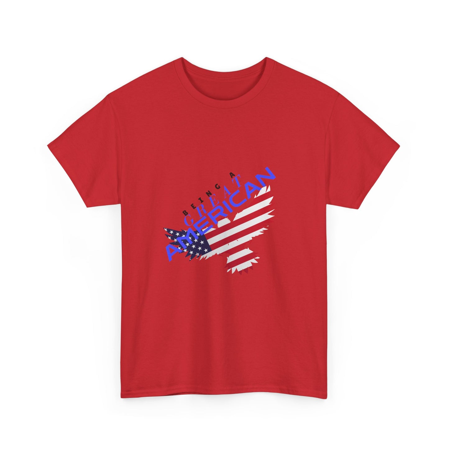 Patriotic American Flag Tee | Unisex Cotton Shirt, American Pride, Casual Summer Wear, Being a Good American Series