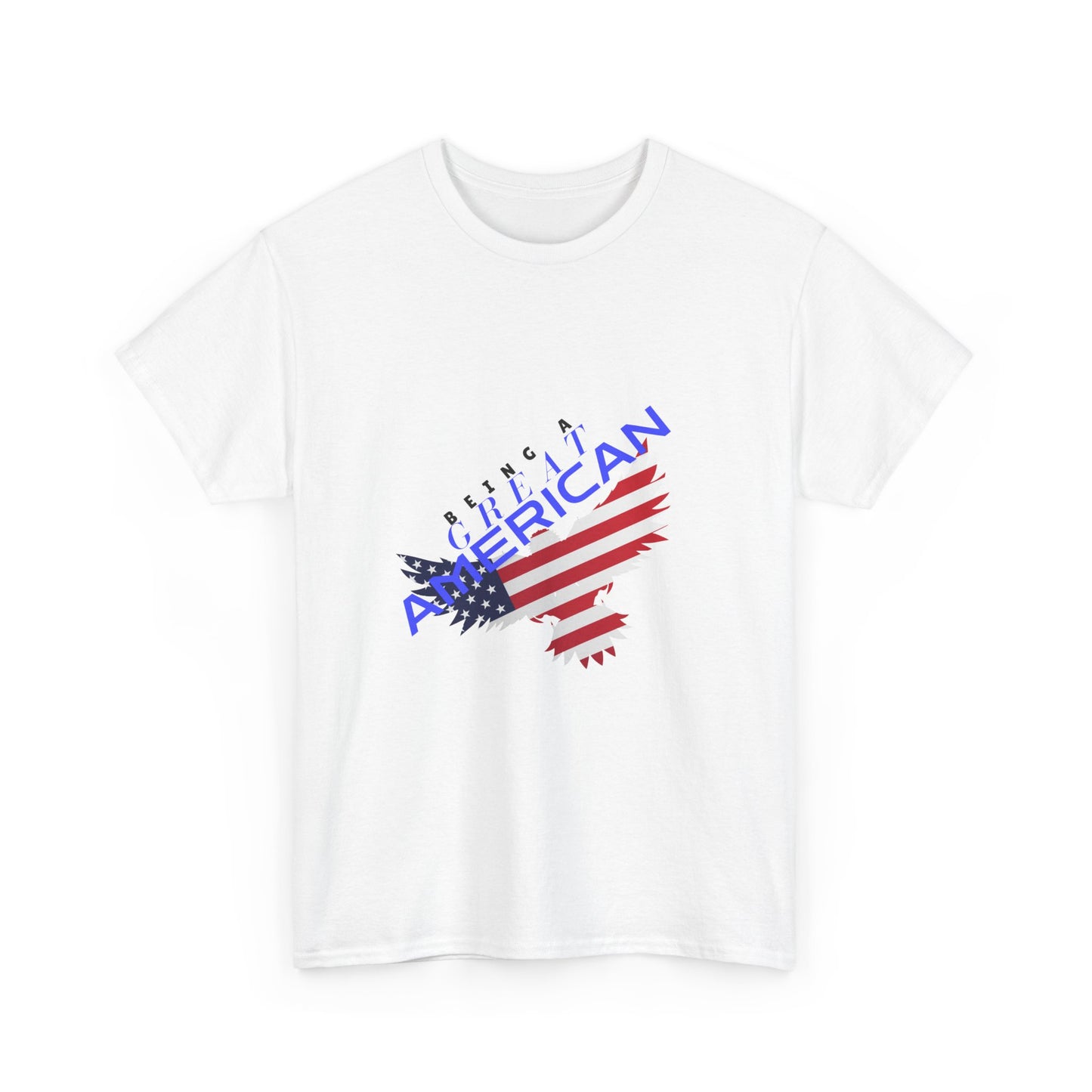 Patriotic American Flag Tee | Unisex Cotton Shirt, American Pride, Casual Summer Wear, Being a Good American Series