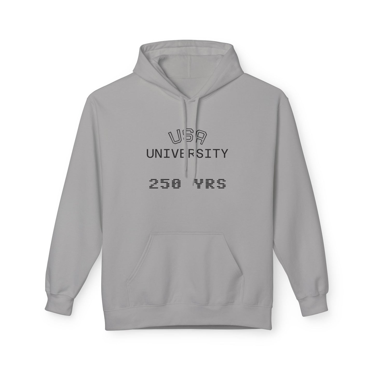 USA University 250 Yrs Hoodie — Patriotic Political Statement Graphic
