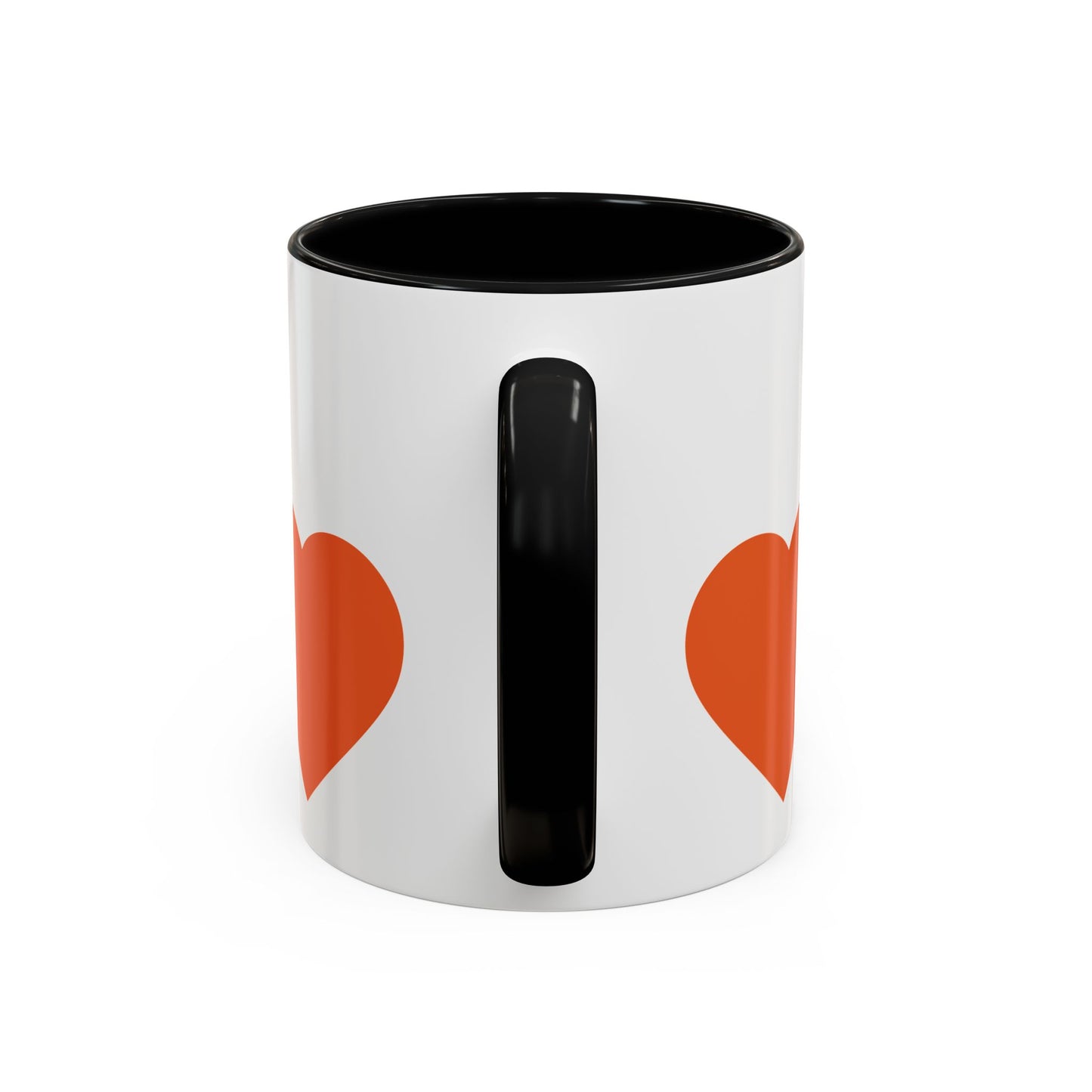 Coffee Keeps Me Cheerful Accent Mug — Smiley Heart 11/15oz