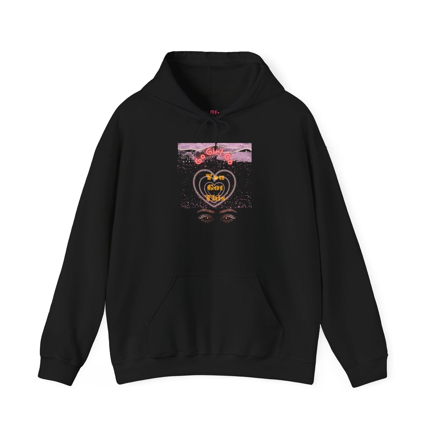 Go Girl University Hoodie — 'You Got This' Motivational Pink Graphic Hoodie