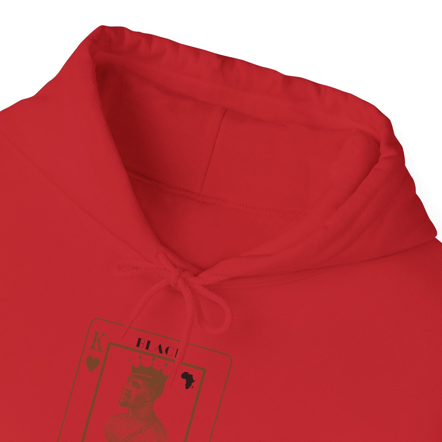 King of Hearts Hoodie — Classical Sculpture Playing Card Sweatshirt