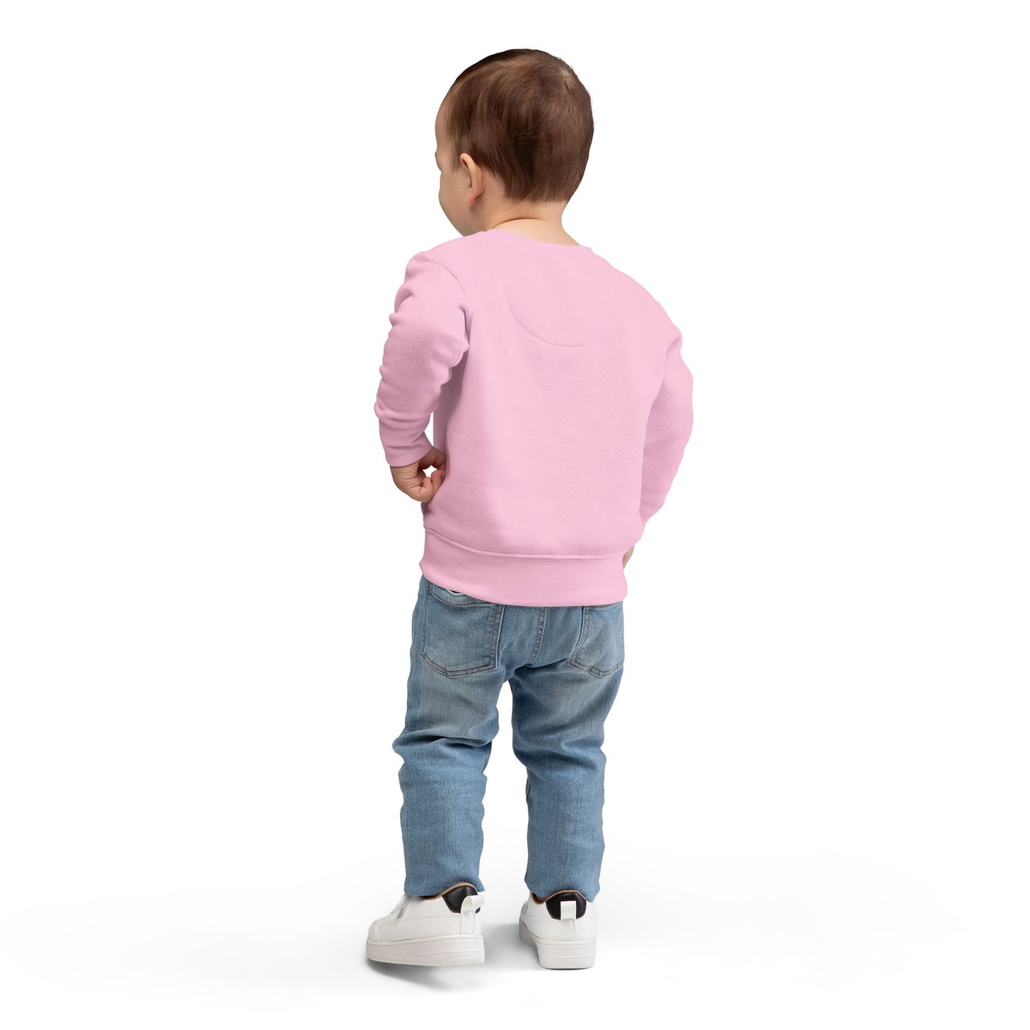 Toddler Sweatshirt - "Hello World" Earth Heart Graphic