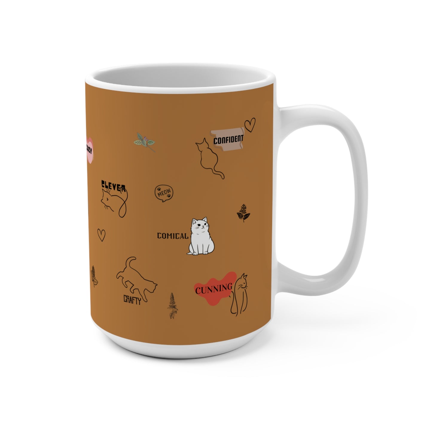 Cozy Cat Parents Mug - 15oz - Purrs & Paws Design
