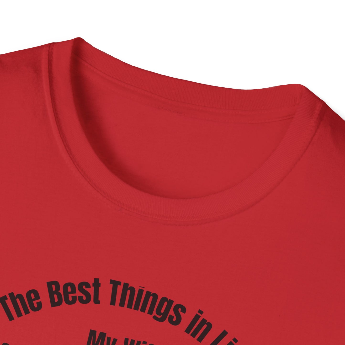 Soccer Family T-Shirt — “The Best Things in Life: My Wife, My Kids, My Dog, Soccer”