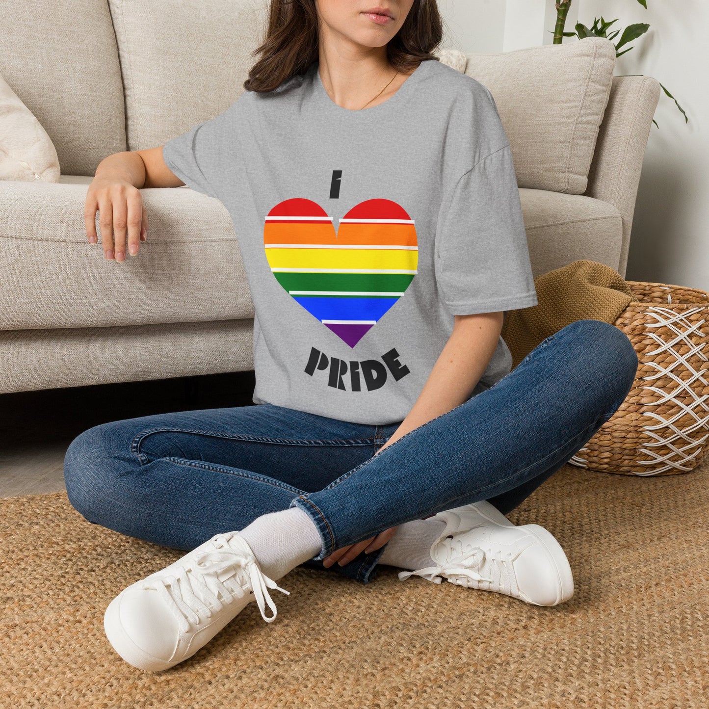 T-Shirt — I Heart Rainbow Pride Tee