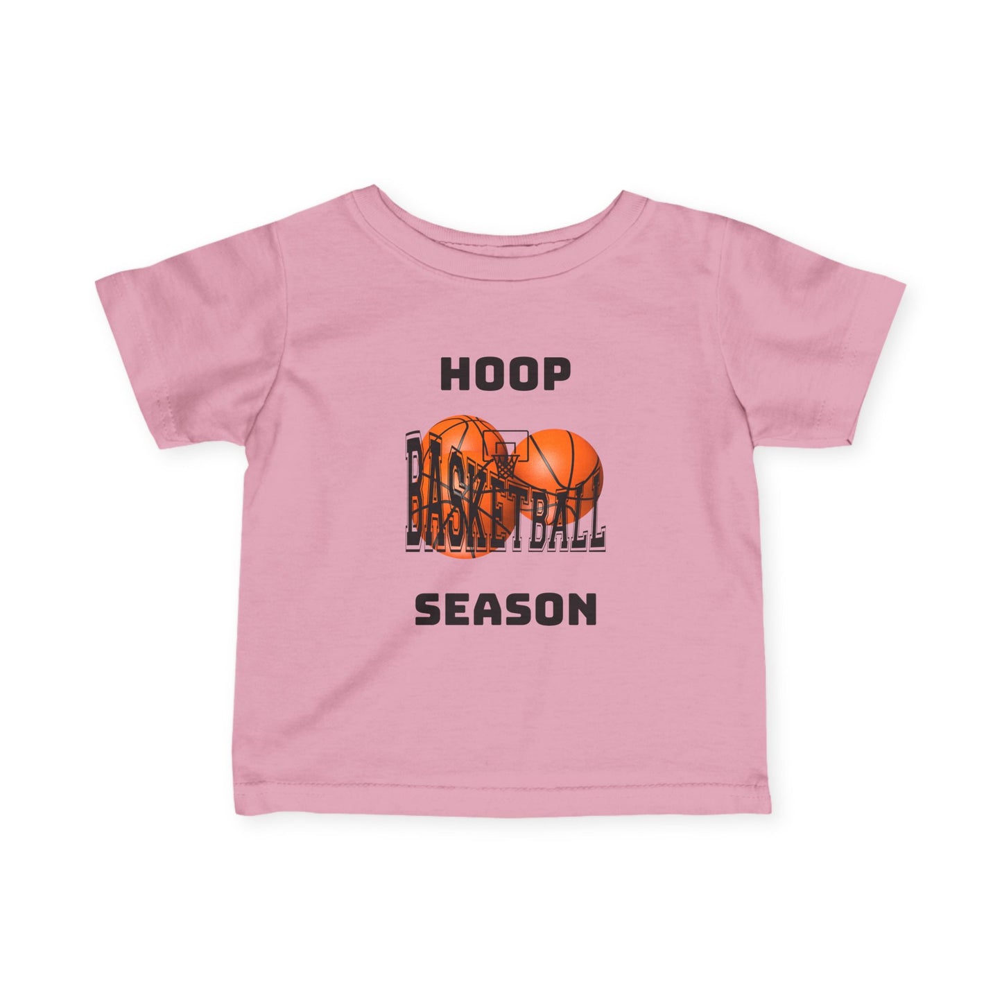 "Hoop Season" Baby Jersey Shirt -- Infant Basketball Tee