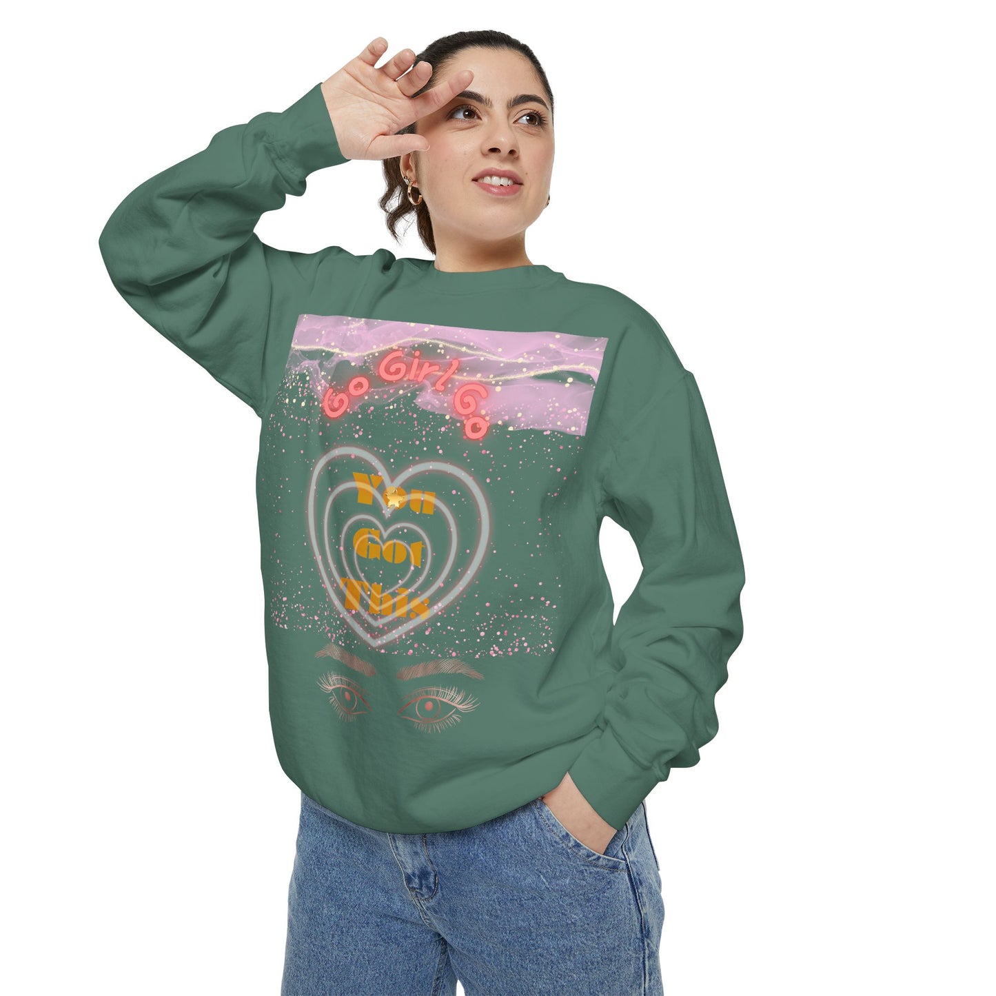 Go Girl Sweatshirt — 'You Got This' Motivational College Crewneck Sweatshirt