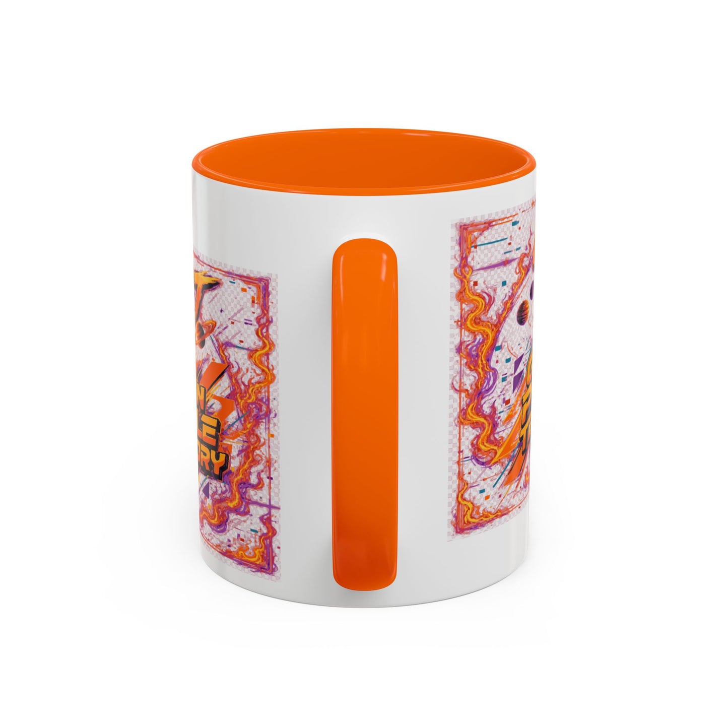 Accent Coffee Mug — "GPT: Grown People Territory" Bold Graphic Coffee Cup