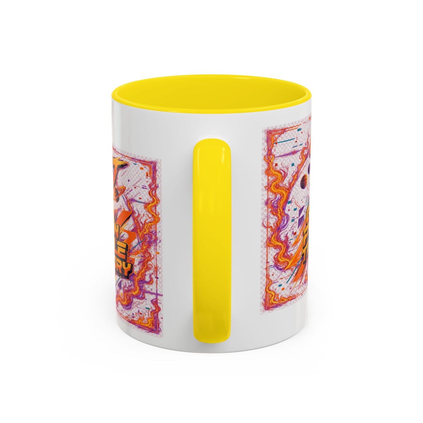 Accent Coffee Mug — "GPT: Grown People Territory" Bold Graphic Coffee Cup